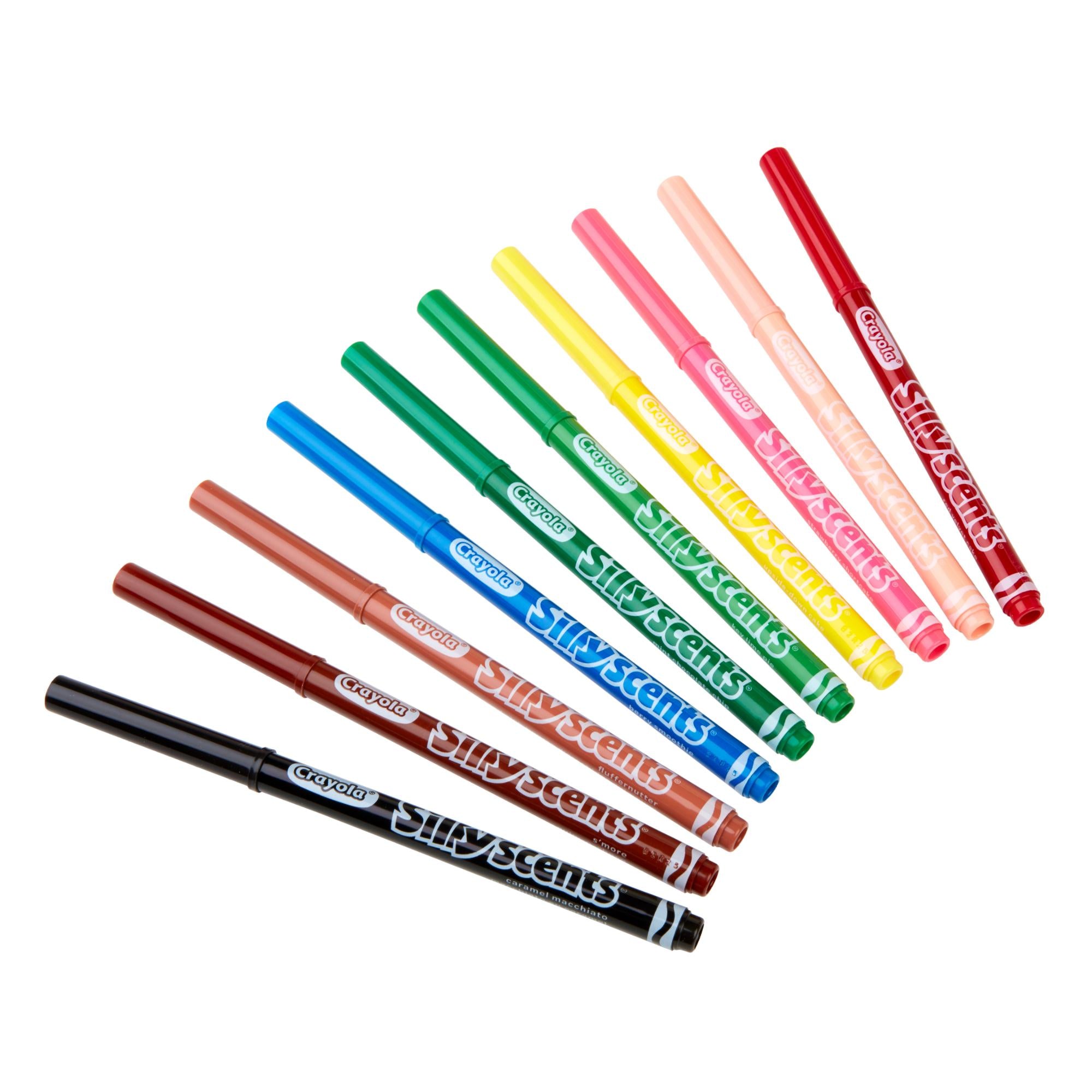 Crayola Silly Scents Smash Ups Slim Markers 10 Pack