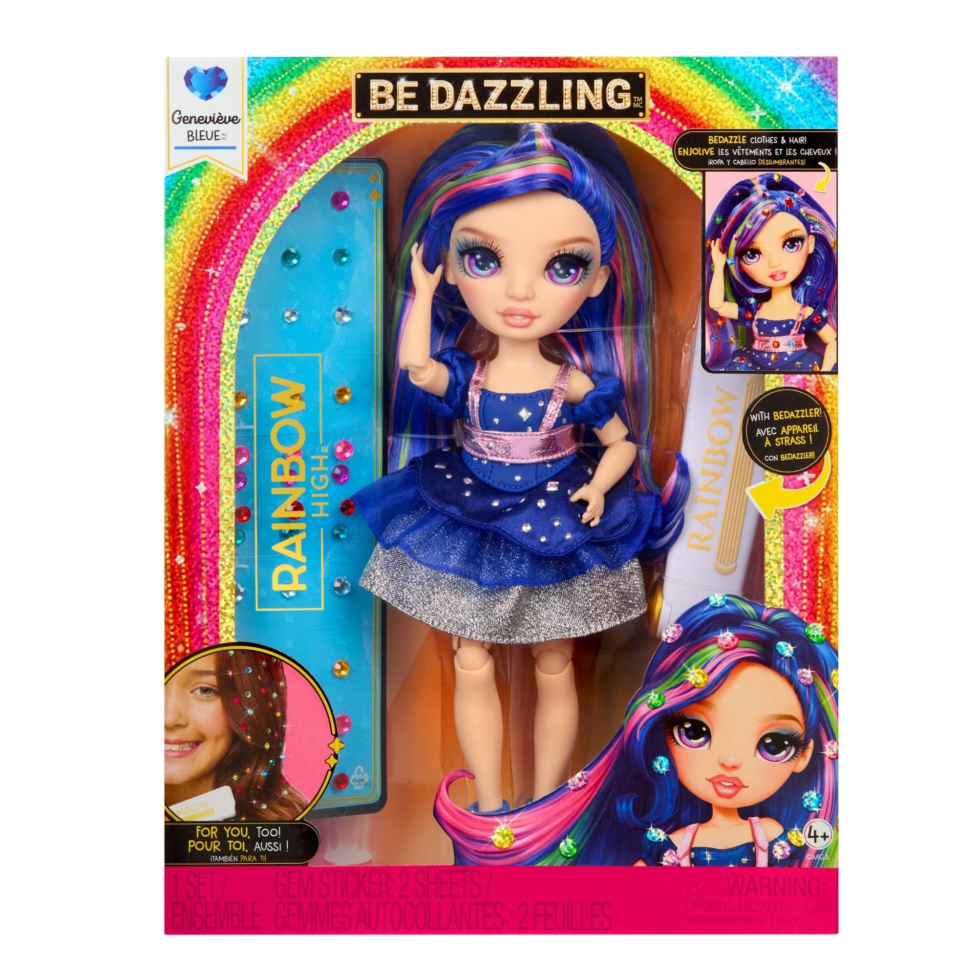 Rainbow High Be Dazzling Doll Genevieve Bleue