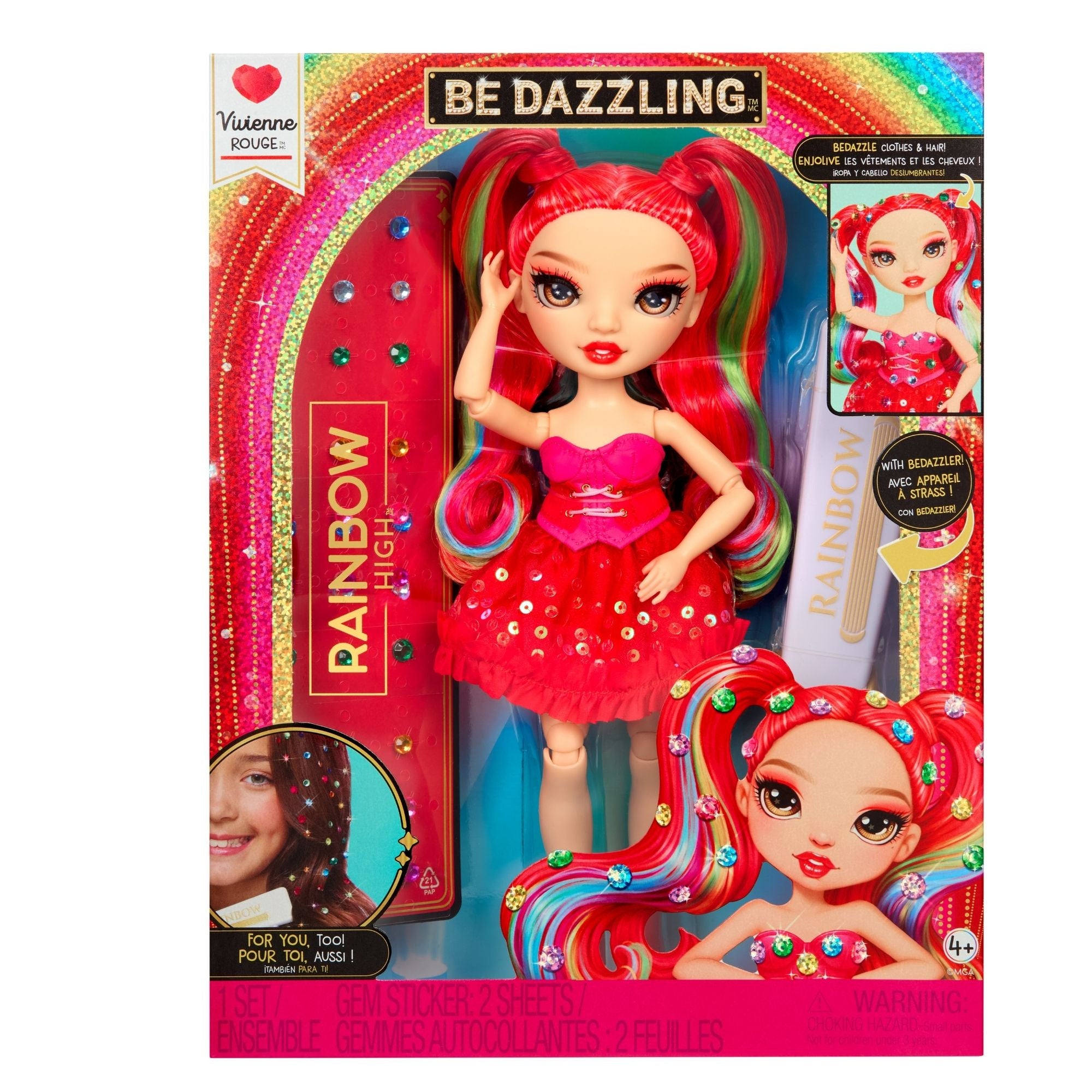 Rainbow High Be Dazzling Doll Vivienne Rouge