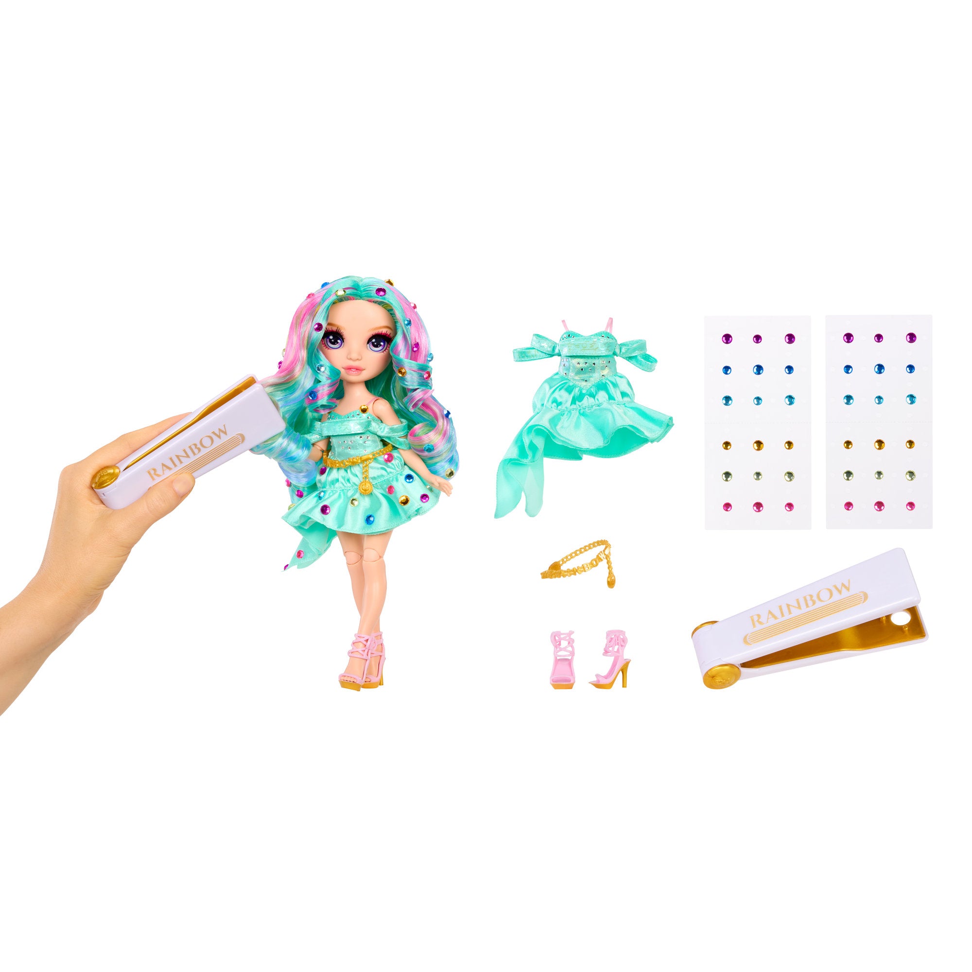 Rainbow High Be Dazzling Doll Celine Turquoise