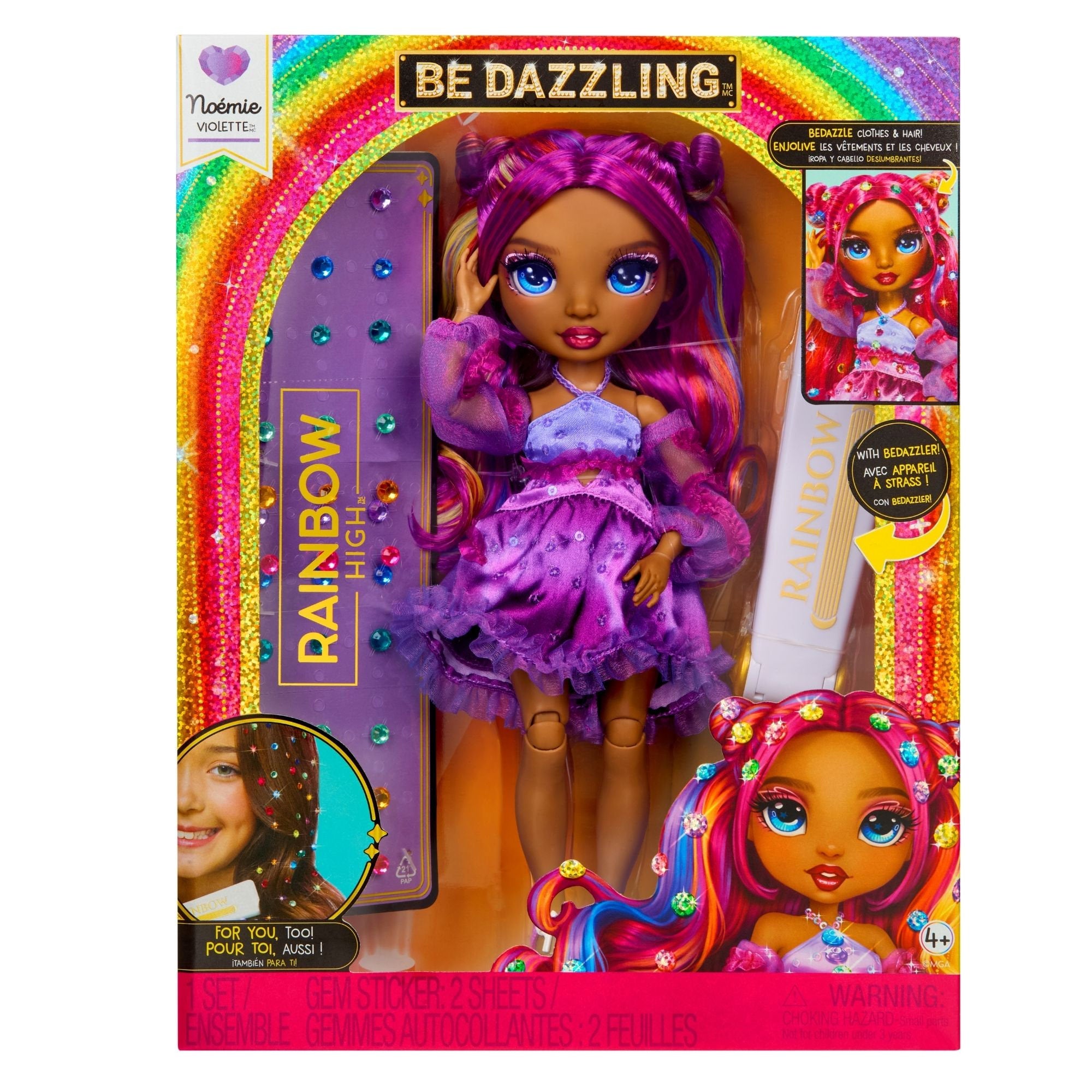 Rainbow High Be Dazzling Doll Noemie Violette