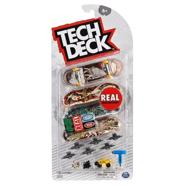 Tech Deck Ultra Deluxe 4-Pack Real Skateboards