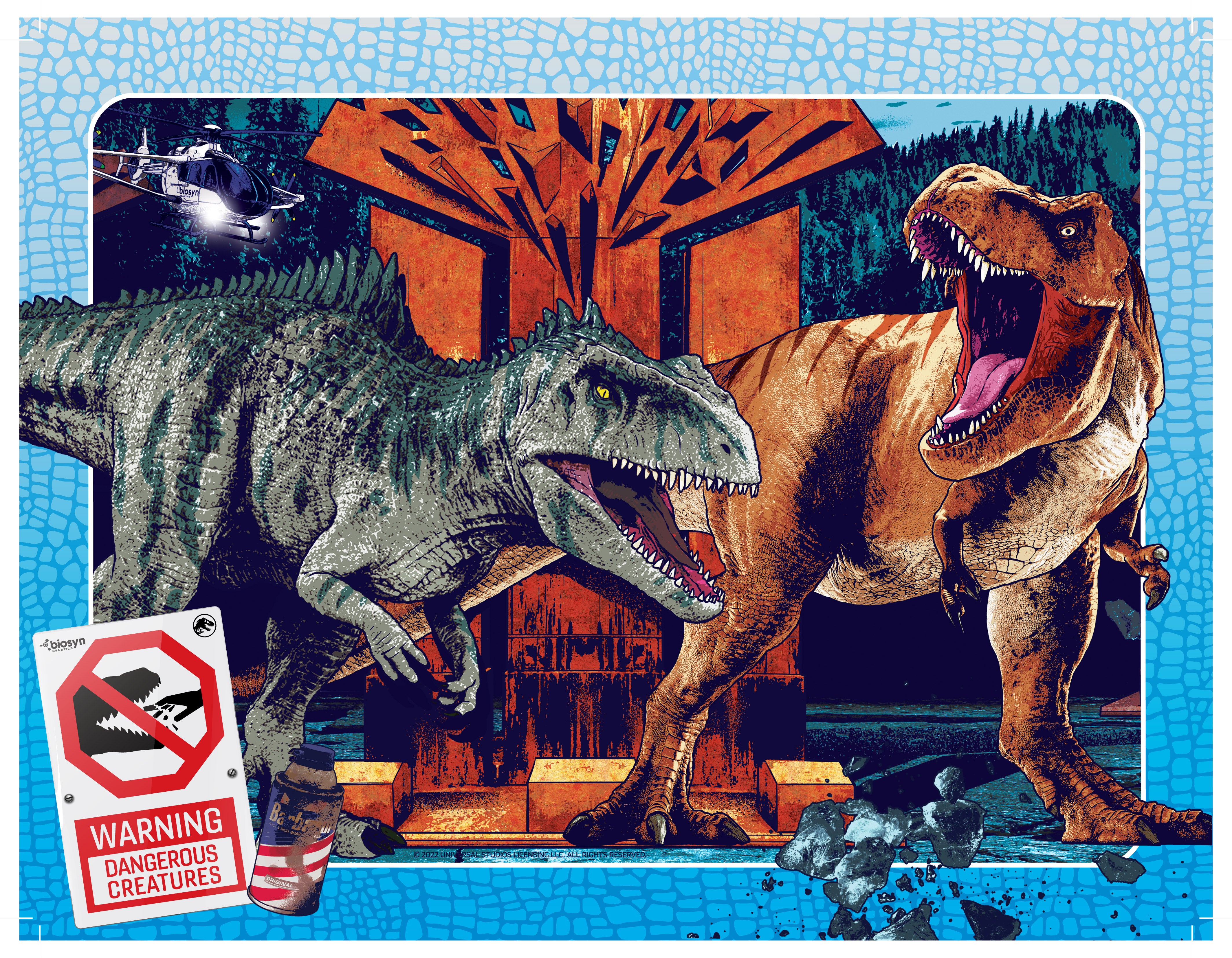 Holdsons Jurassic World Dominion 96 Piece Frame Tray Puzzle Assorted Styles