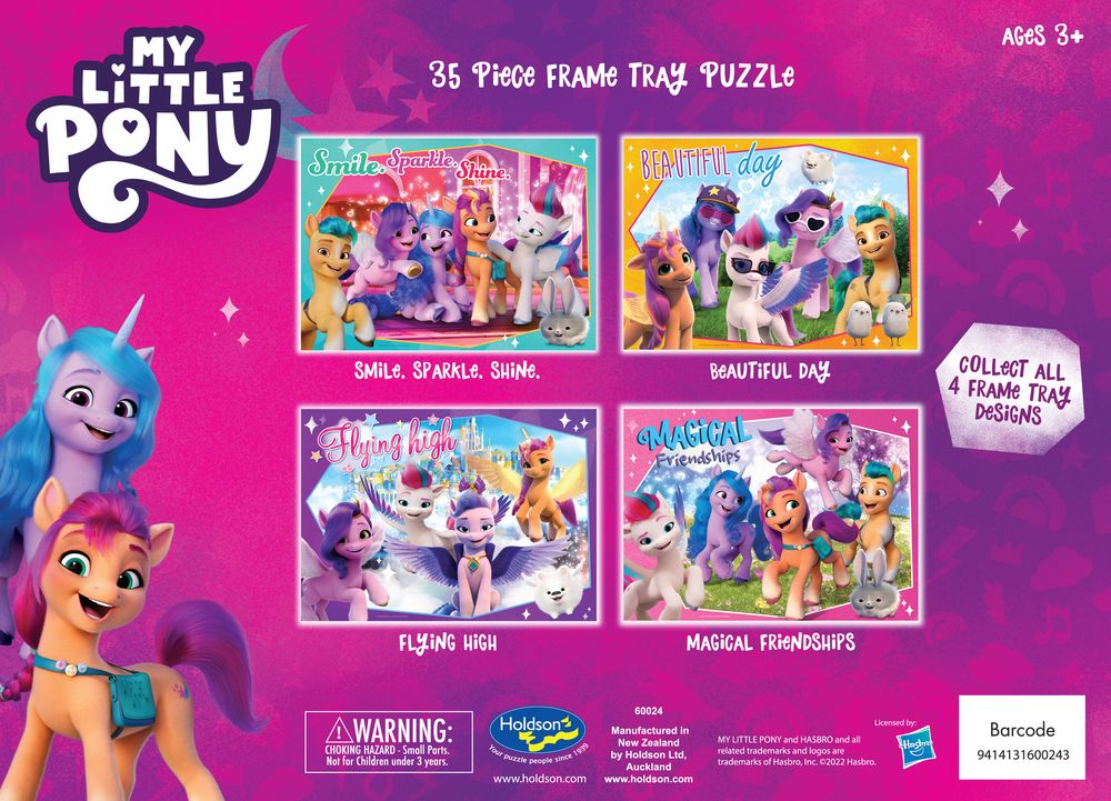 Holdson My Little Pony Series 2 35 Piece Frametray Puzzle Assorted Styles