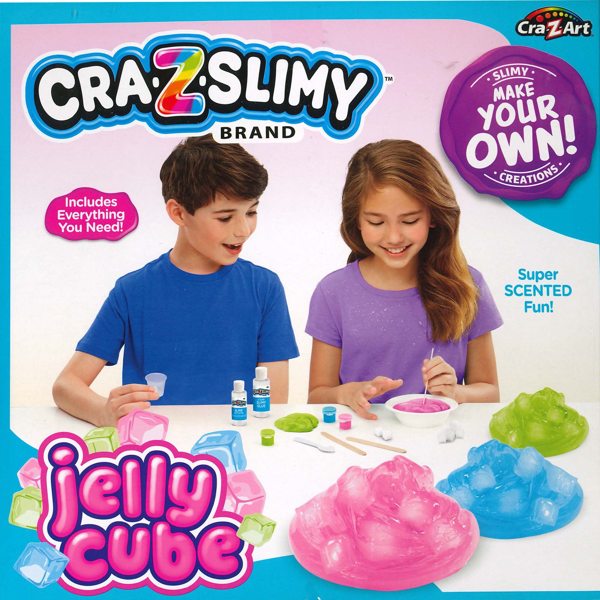Cra-Z-Slimy DIY Kits Jelly Cube - Toyworld NZ