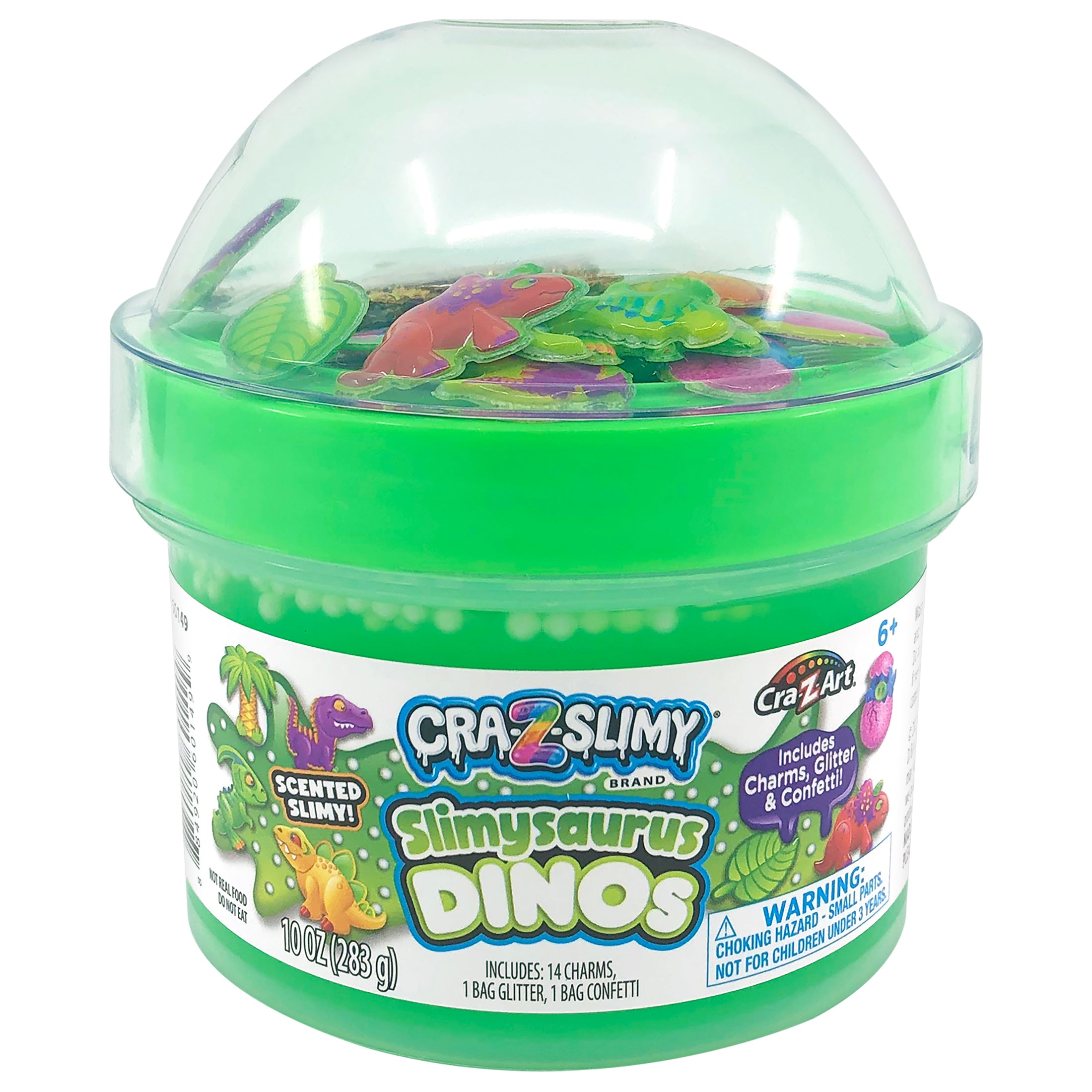 Cra-Z-Slimy Fun Dome Topper Jar - Slimysaurus Dinos