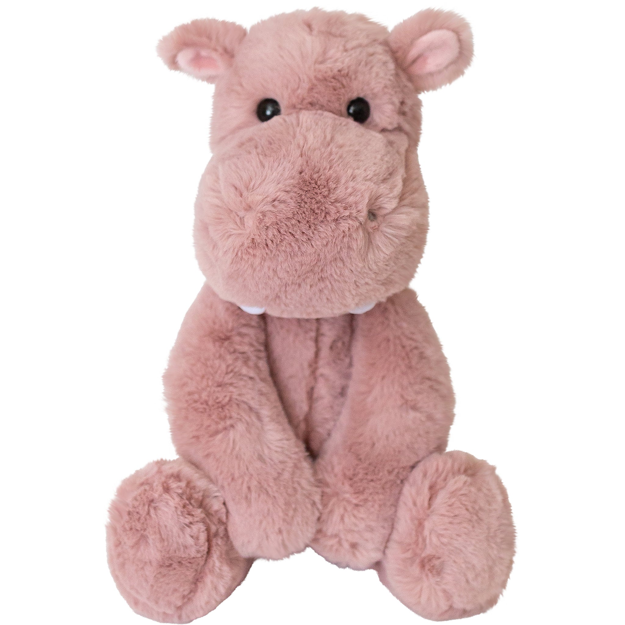 World's Softest Plush Lushees 16 Inch - Hippo Pale Mauve