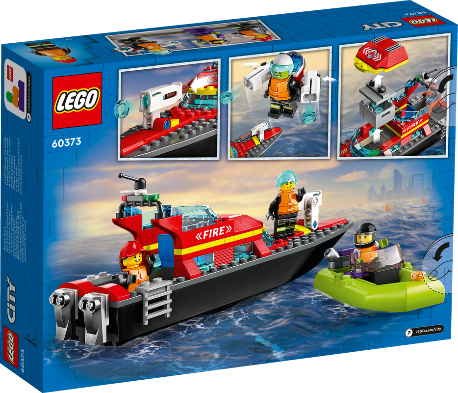 LEGO 60373 City Fire Rescue Boat