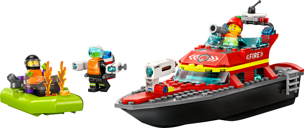 LEGO 60373 City Fire Rescue Boat