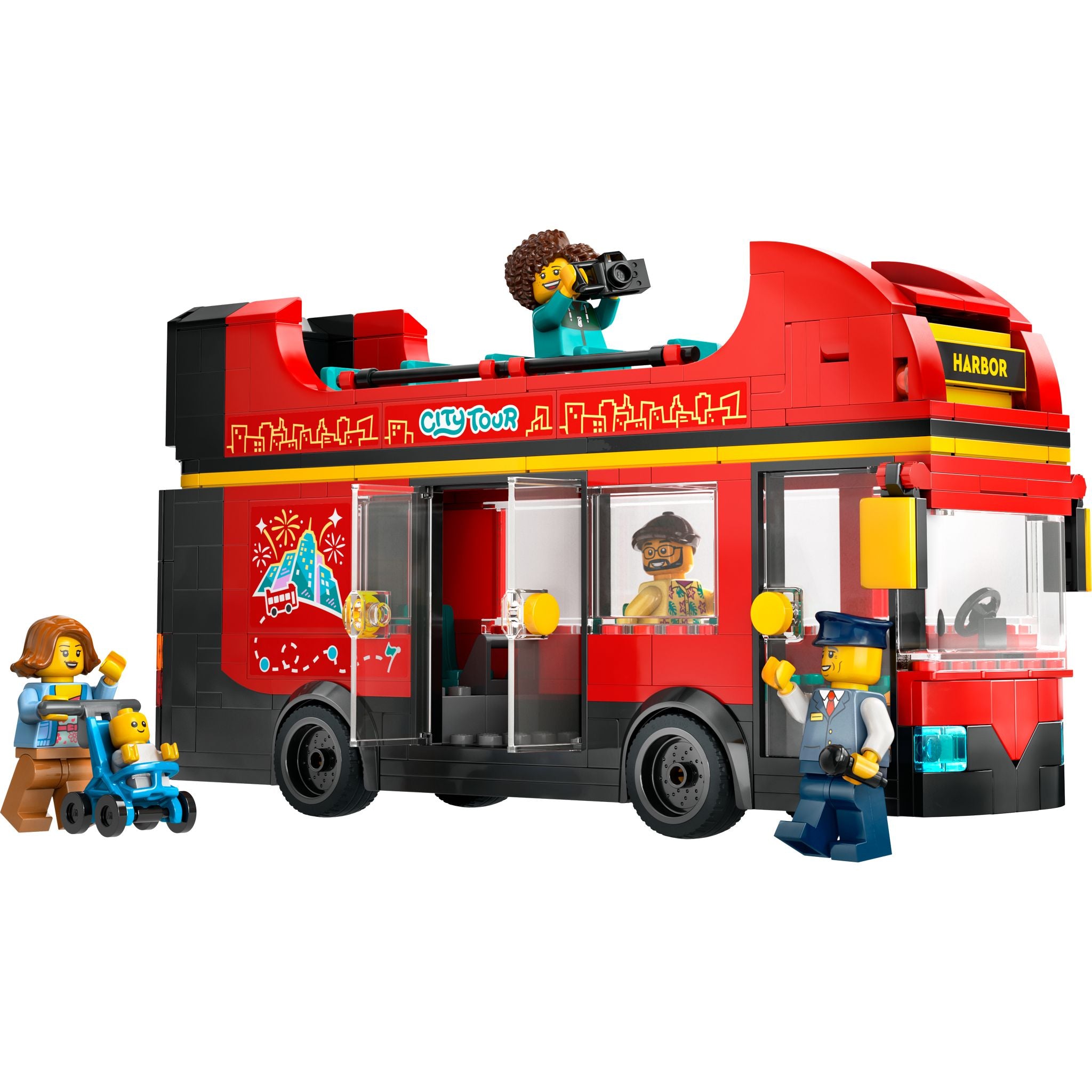 LEGO 60407 City Red Double-Decker Sightseeing Bus