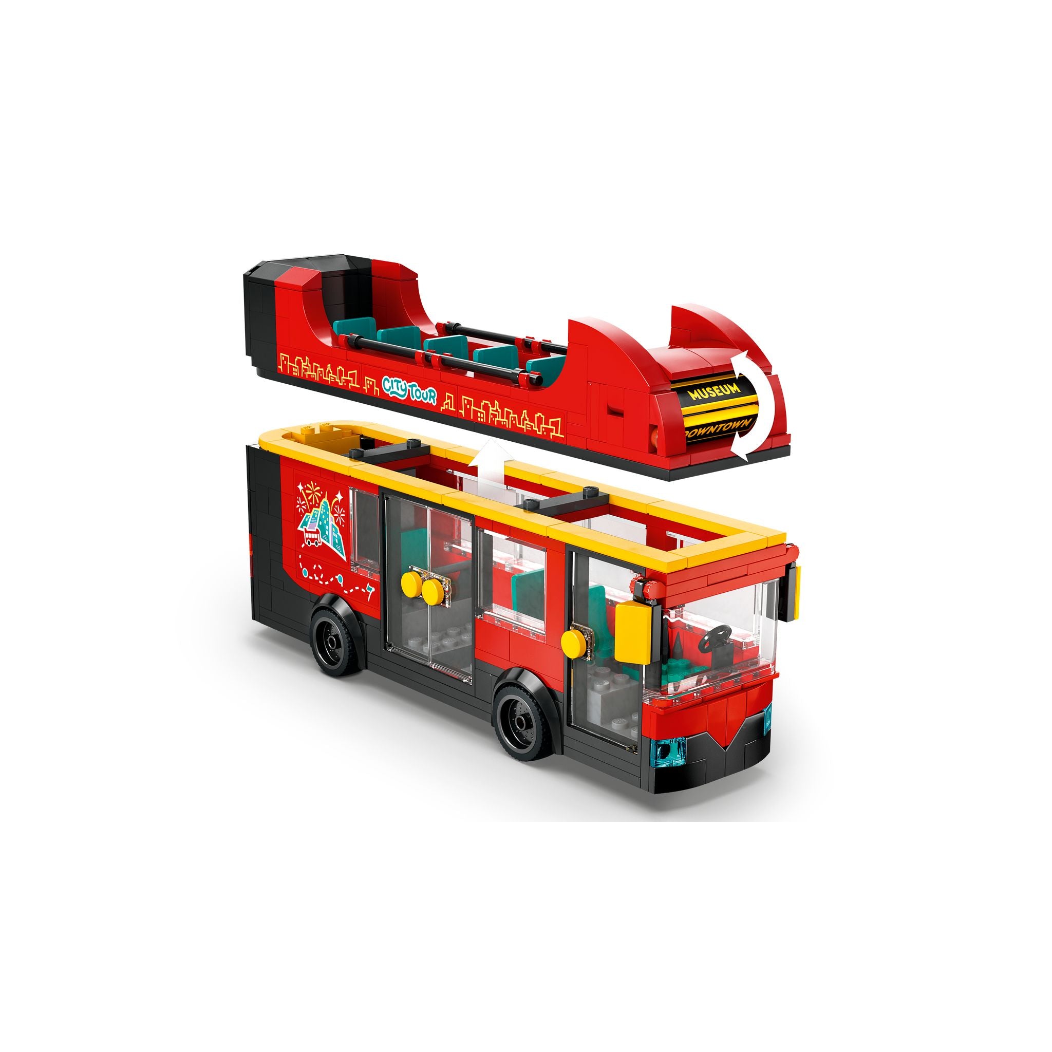 LEGO 60407 City Red Double-Decker Sightseeing Bus