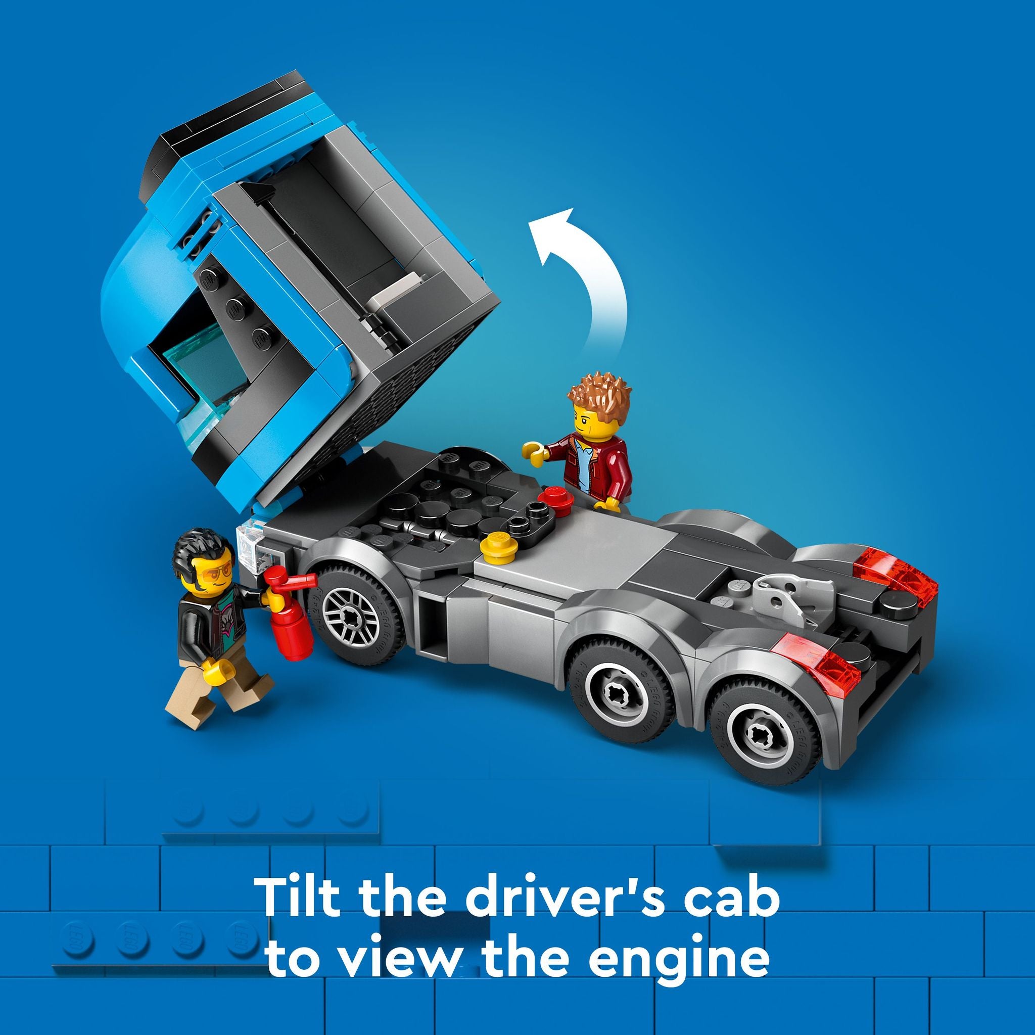 LEGO 60408 City Car Transporter Truck With Sports Cars