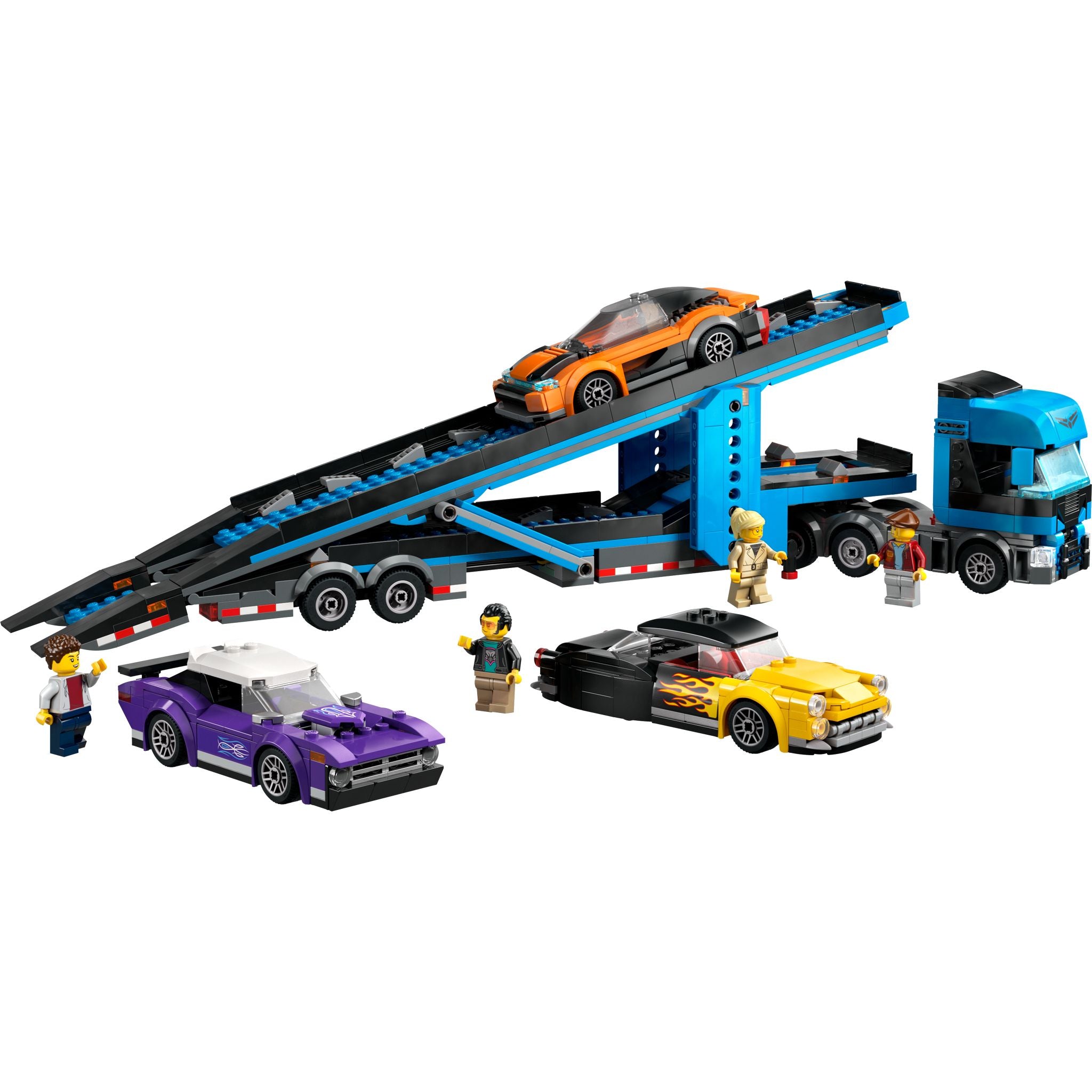 LEGO 60408 City Car Transporter Truck With Sports Cars