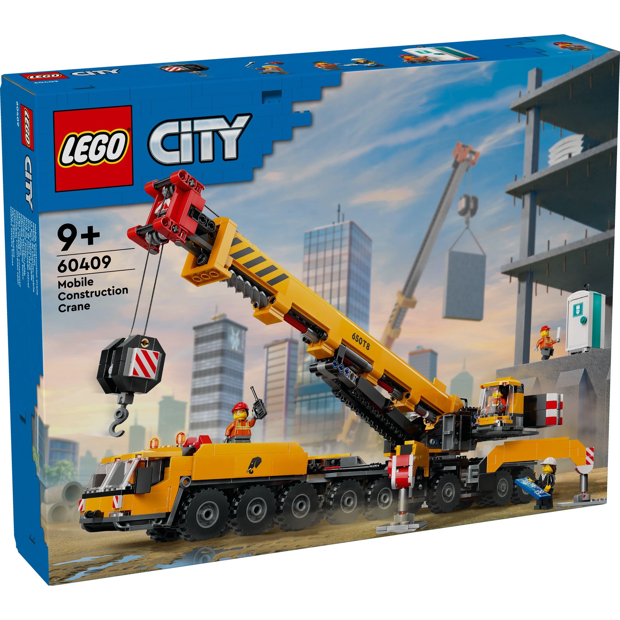LEGO 60409 City Yellow Mobile Construction Crane – Toyworld NZ
