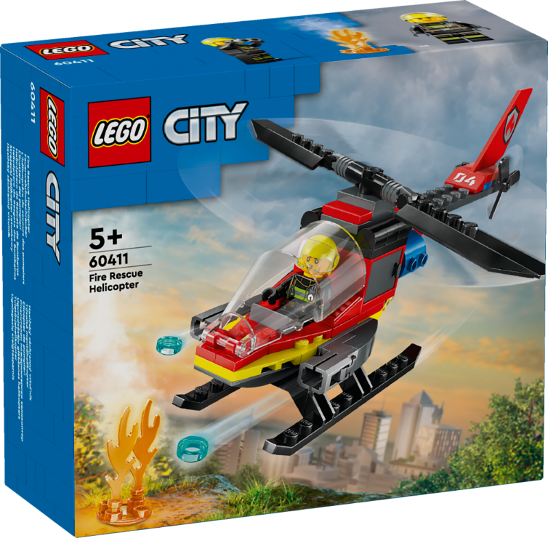 LEGO 60411 City Fire Rescue Helicopter