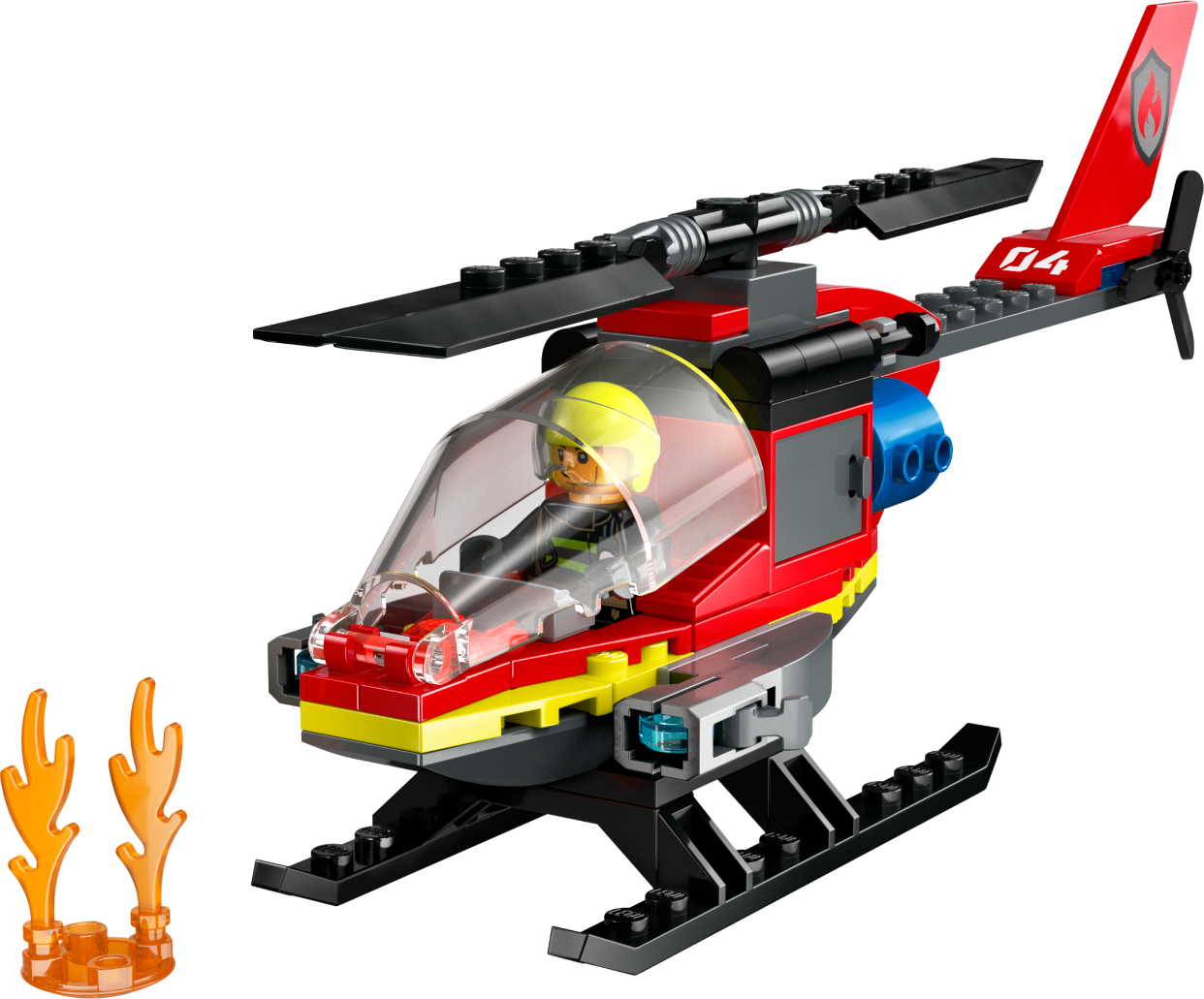 LEGO 60411 City Fire Rescue Helicopter