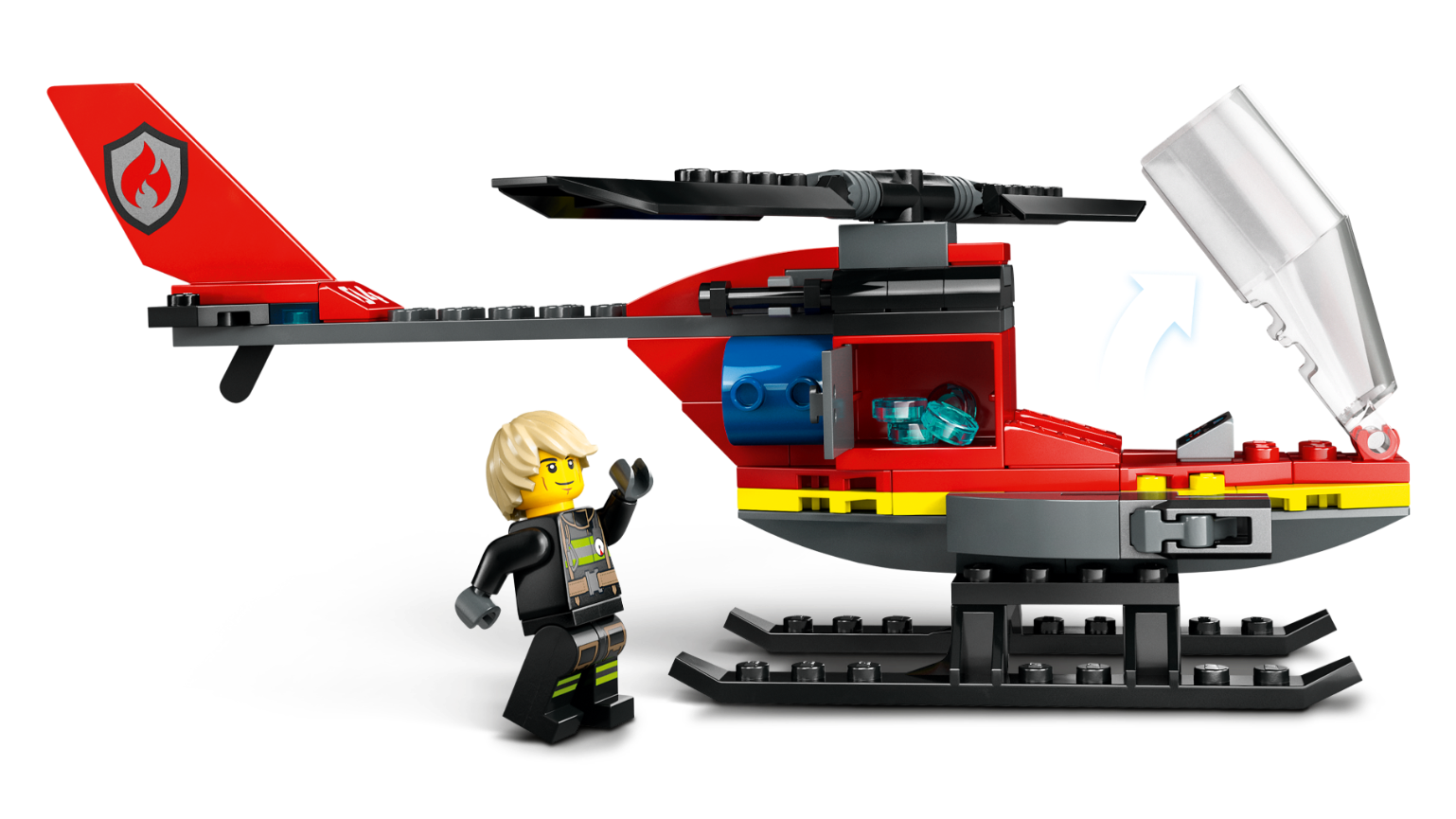 LEGO 60411 City Fire Rescue Helicopter