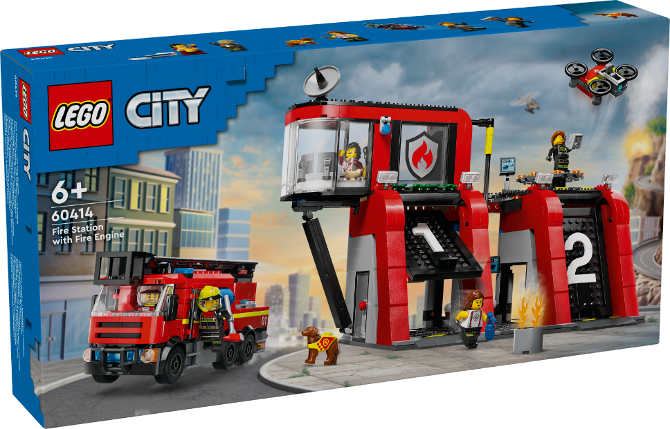 LEGO 60414 City Fire Station With Fire Truck