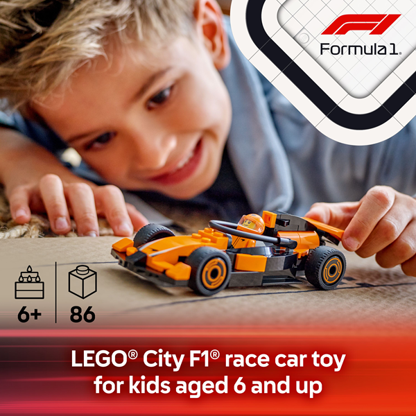 LEGO 60442 City F1 Driver with McLaren Race Car – Toyworld NZ