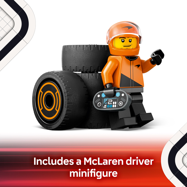 LEGO 60442 City F1 Driver with McLaren Race Car