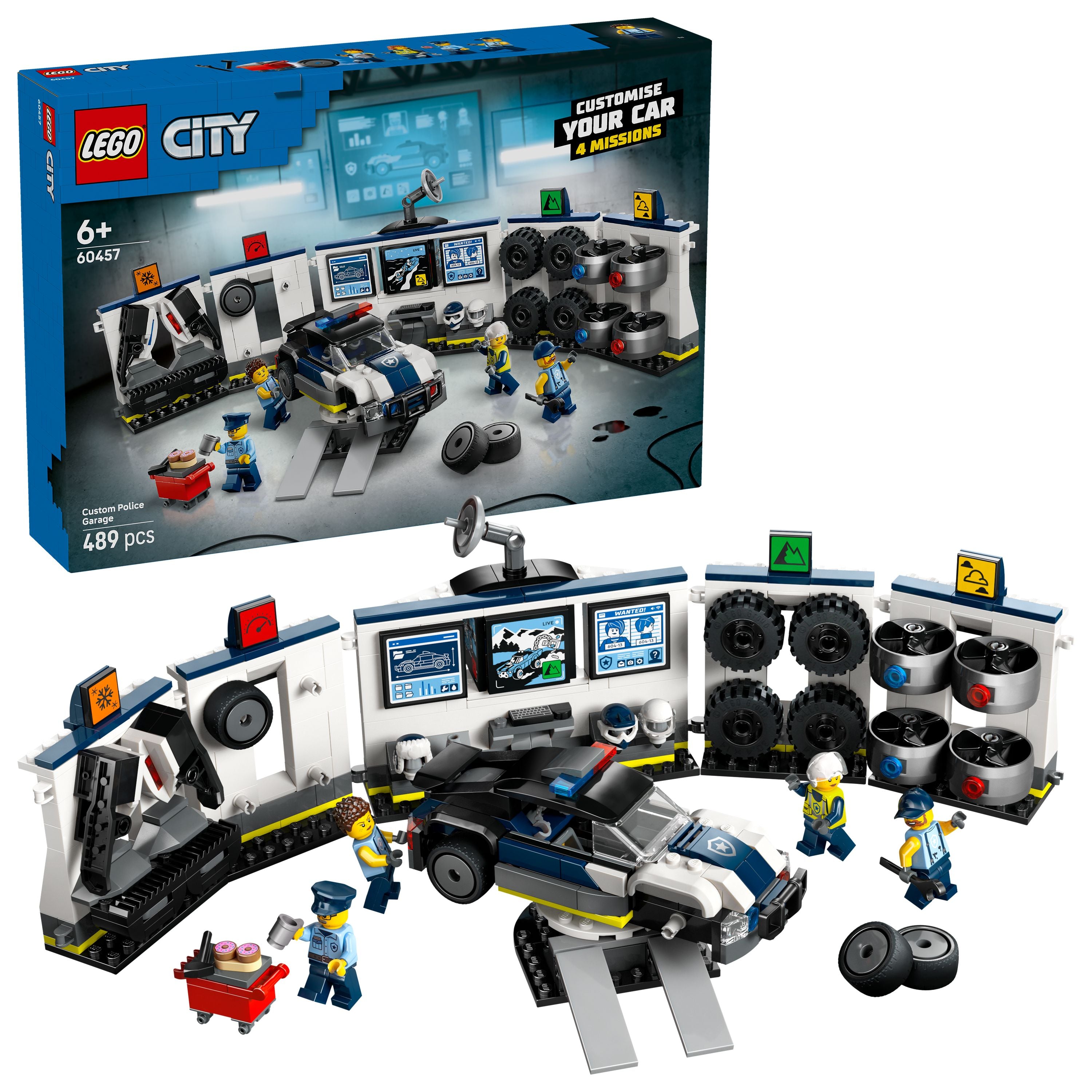 LEGO 60457 City Custom Police Car Garage