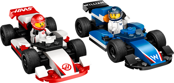 LEGO 60464 City F1 Williams Racing & Haas F1 Race Cars