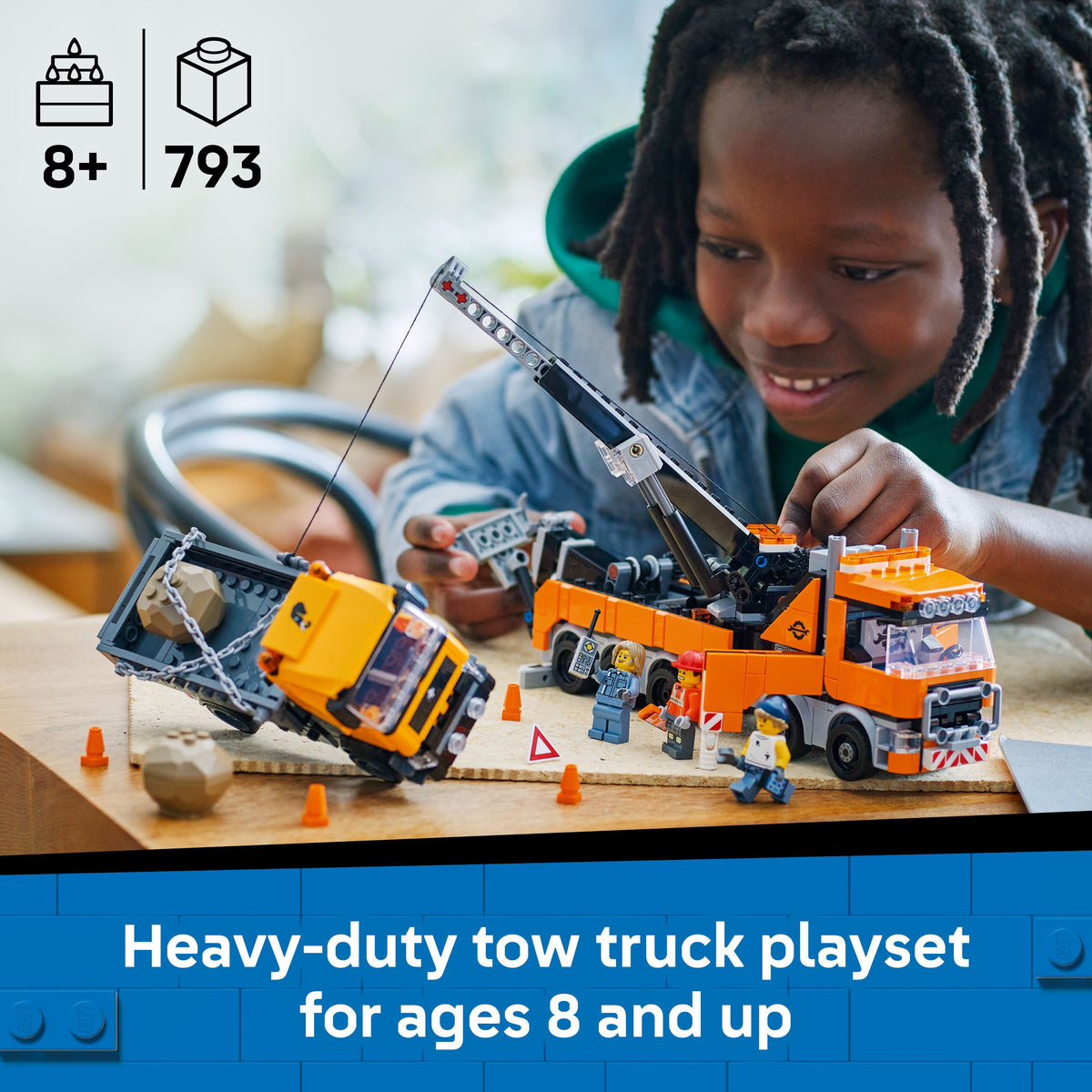 60467 LEGO 60467 City Heavy-Duty Recovery Tow Truck with Crane – Toyworld NZ