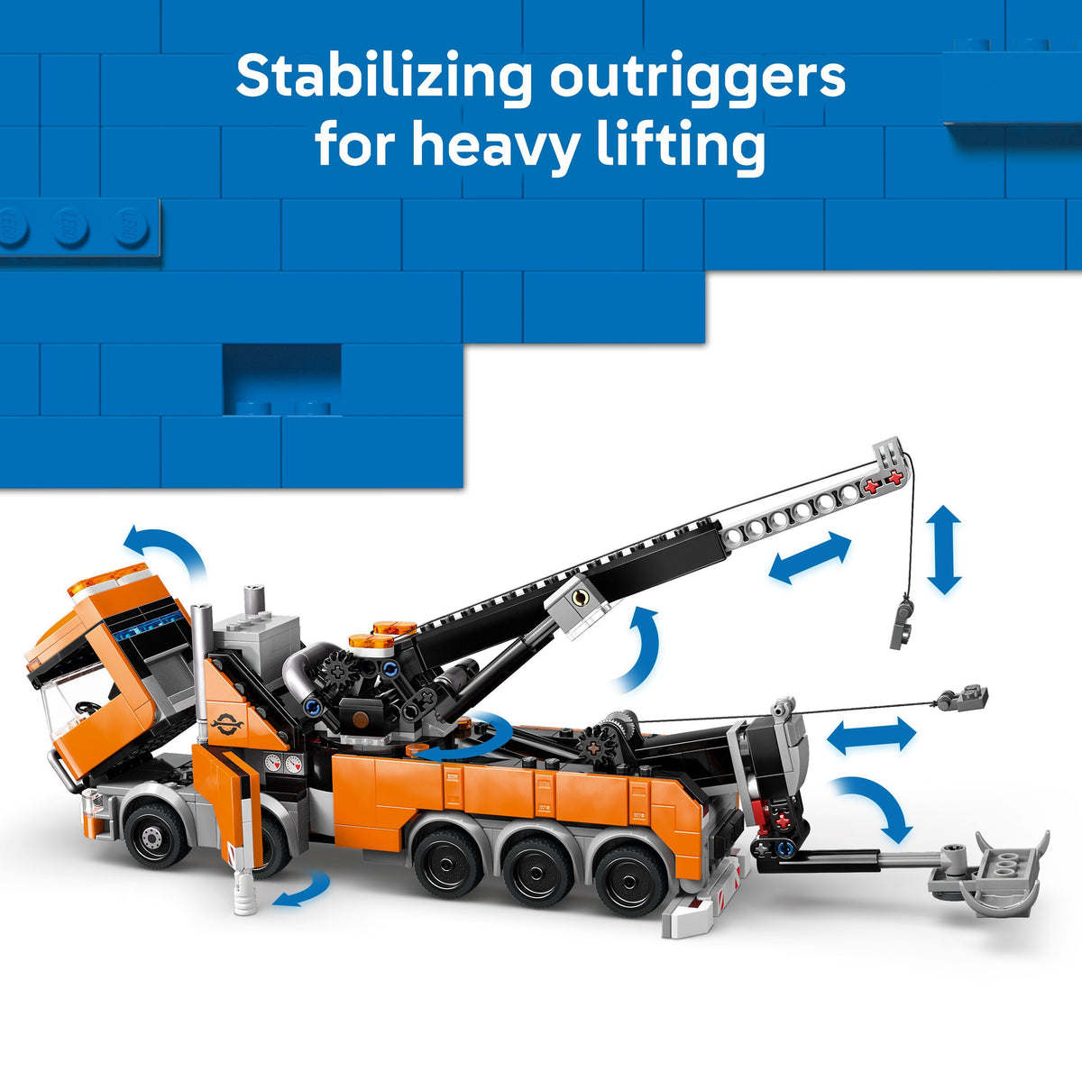 60467 LEGO 60467 City Heavy-Duty Recovery Tow Truck with Crane – Toyworld NZ