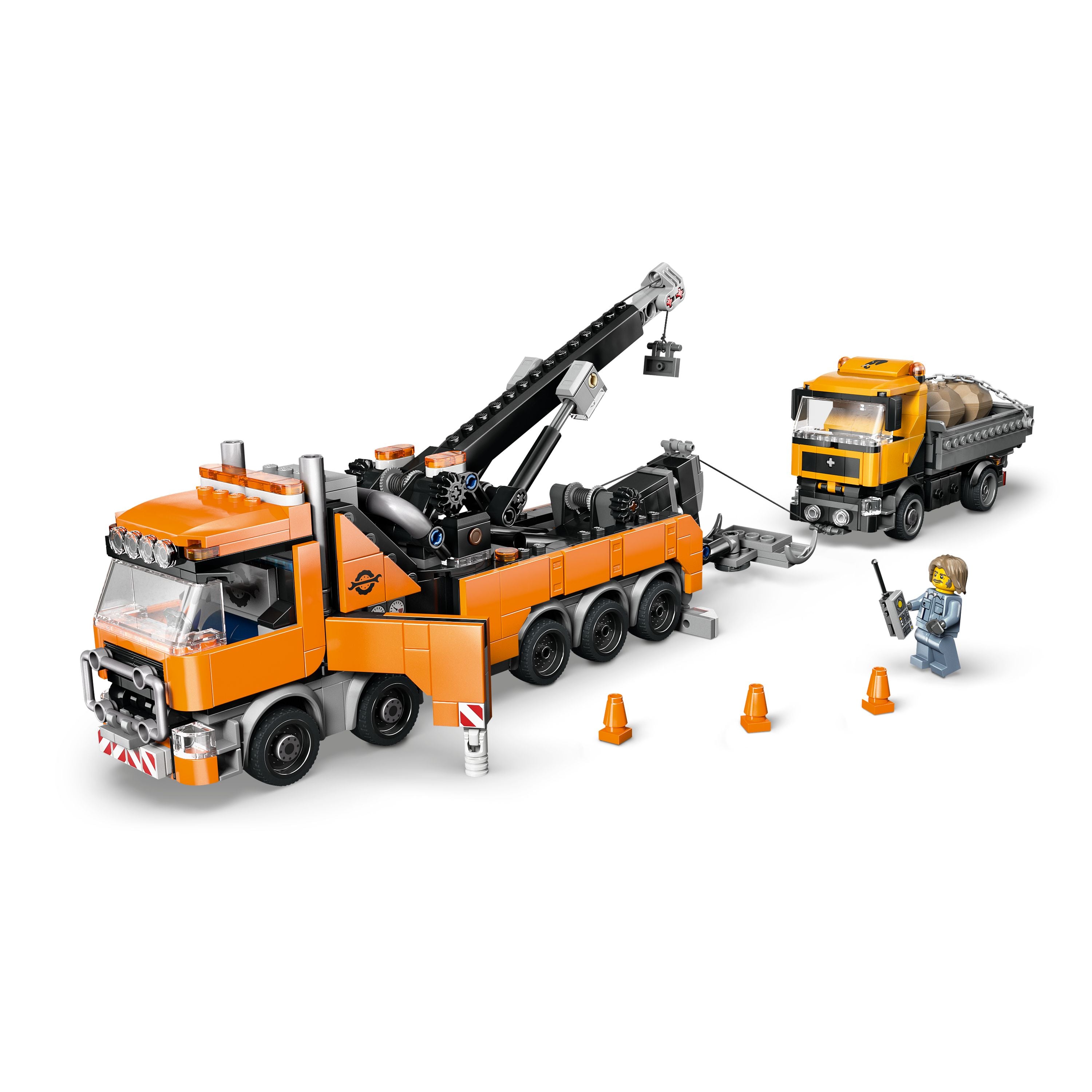 LEGO 60467 City Heavy-Duty Recovery Tow Truck with Crane