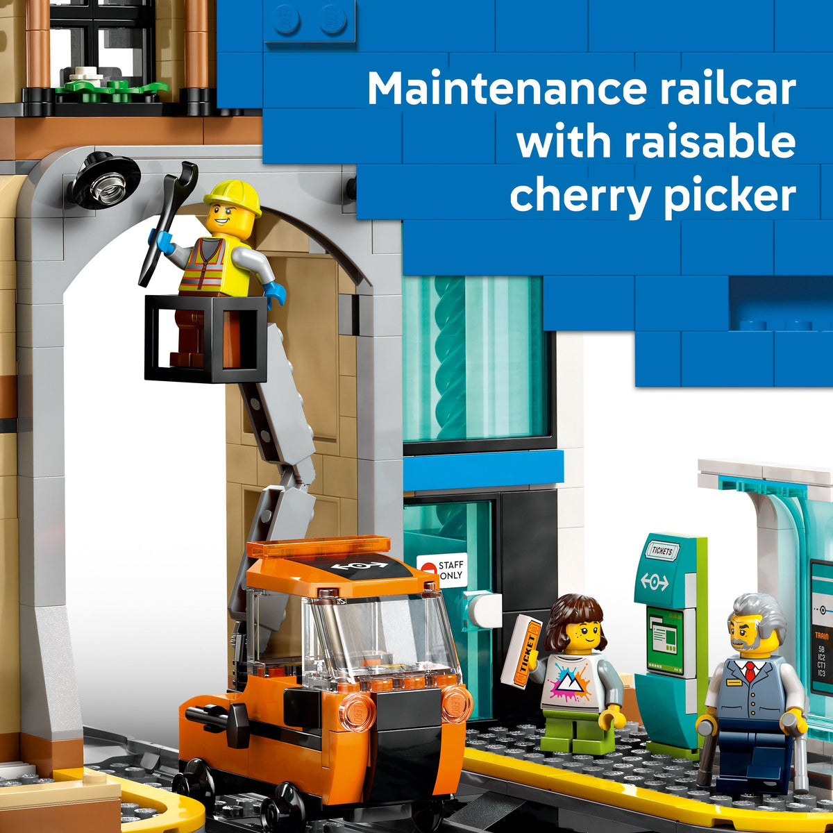 Toyworld Train Model LEGO 60469 City Central Train Station – Toyworld NZ