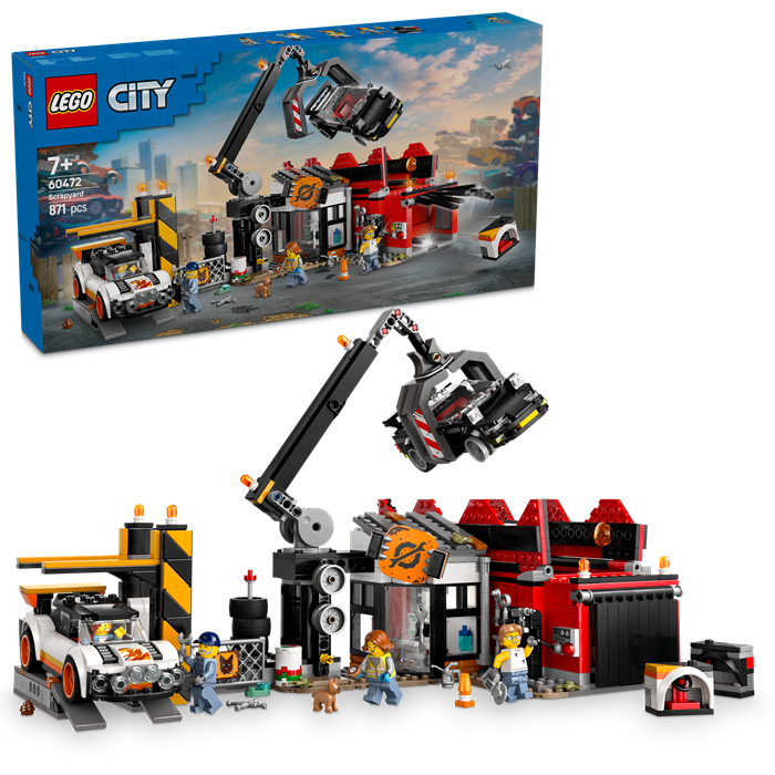 LEGO 60472 City Scrapyard with Cars