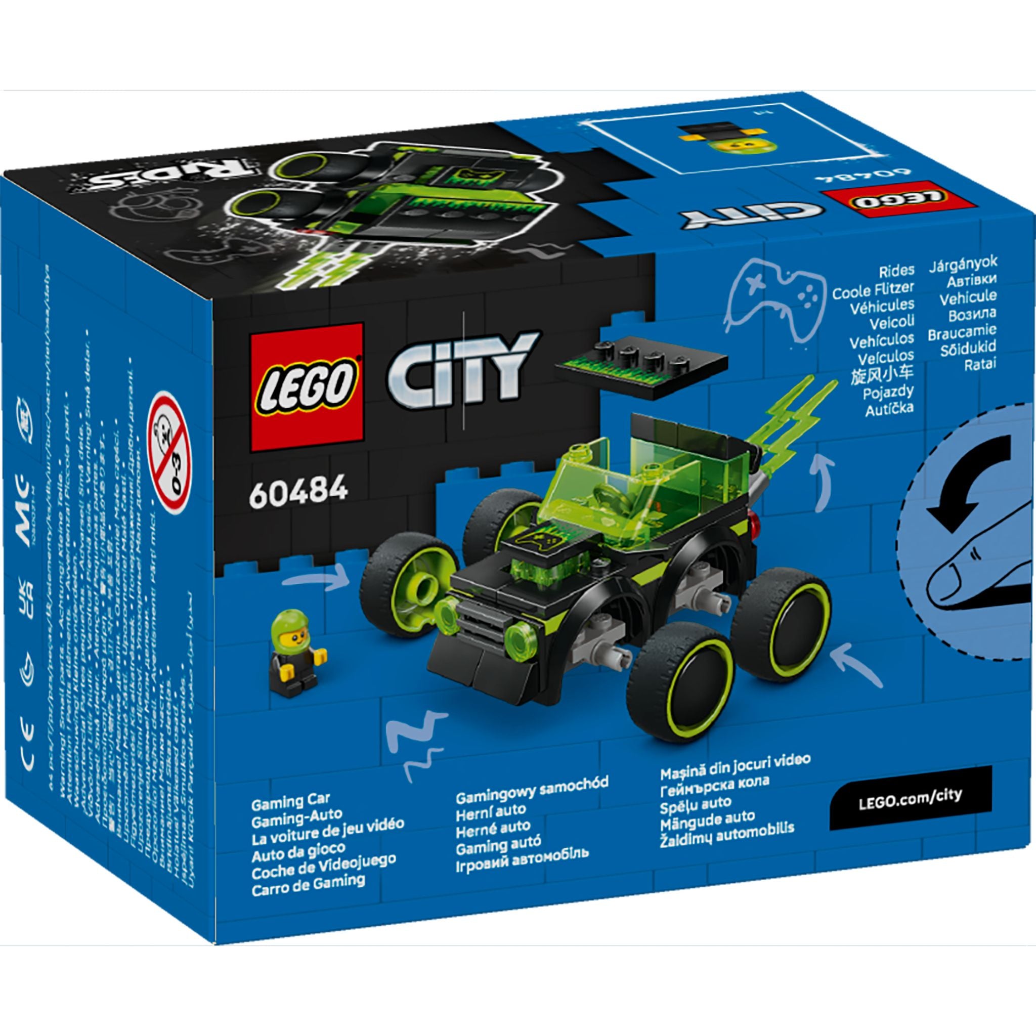 LEGO 60484 City Rides: Gaming Race Car – Toyworld NZ