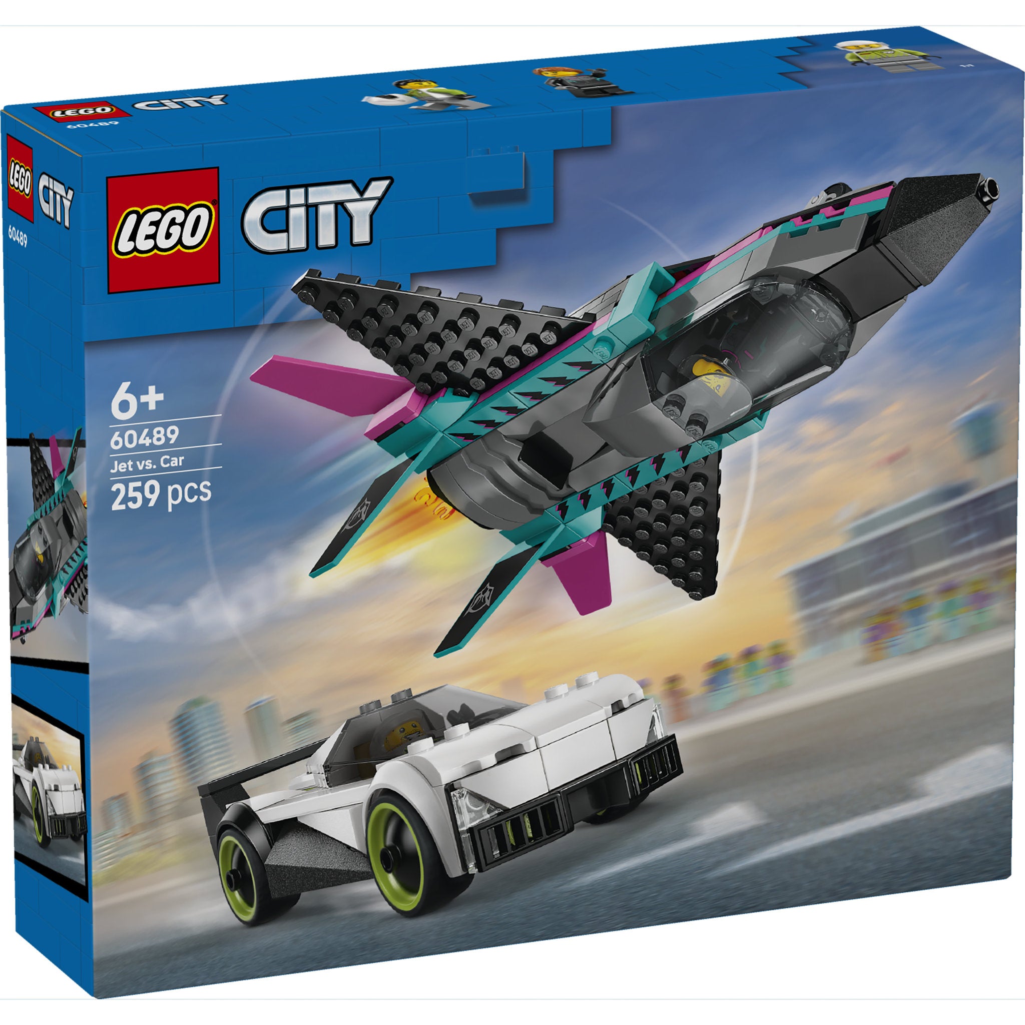 LEGO 60489 City Jet vs. Car