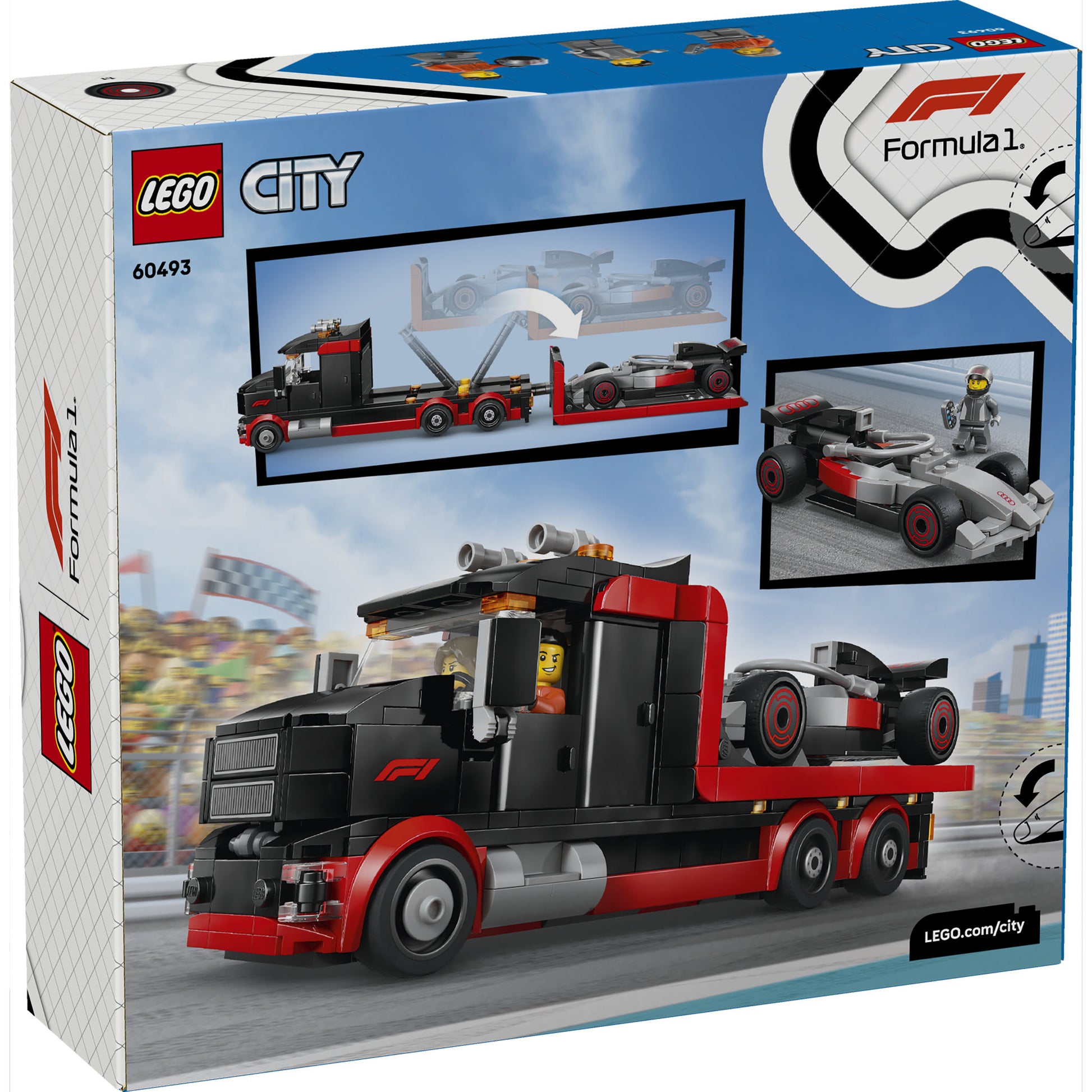 LEGO 60493 City Display Truck with Audi F1 Race Car - Toyworld NZ