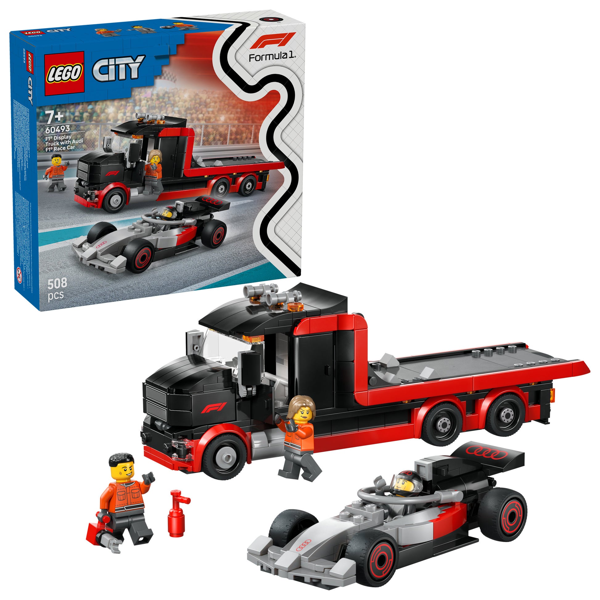 LEGO 60493 City Display Truck with Audi F1 Race Car - Toyworld NZ