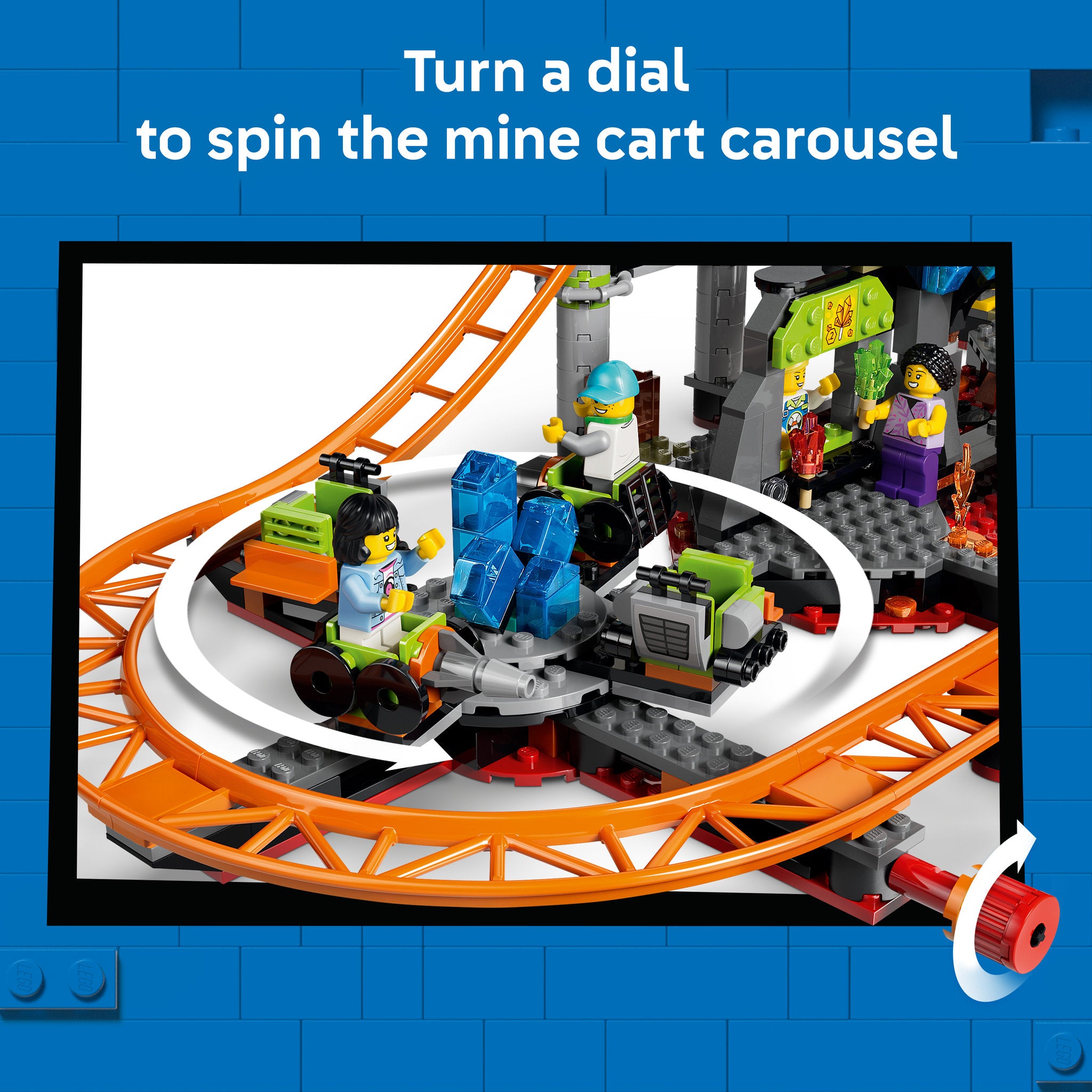 LEGO 60501 City Lava Land Roller Coaster Park