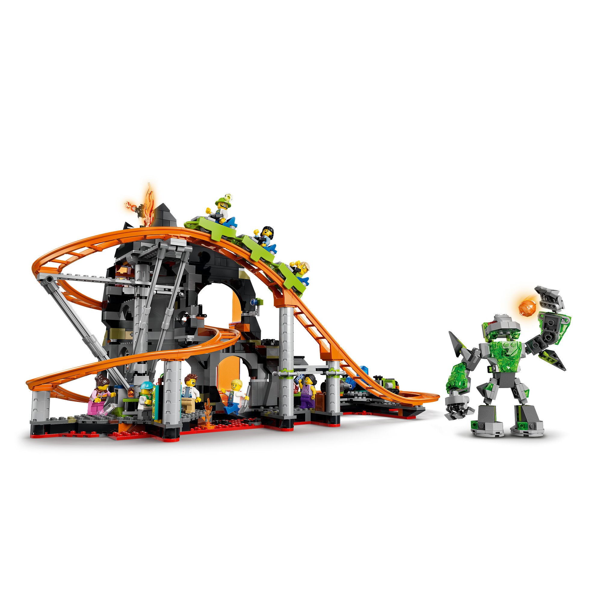 LEGO 60501 City Lava Land Roller Coaster Park