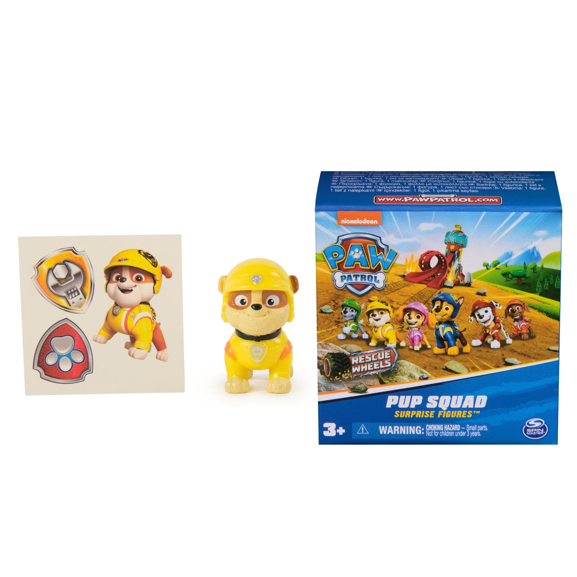 PAW Patrol Pup Squad Figure Rescue Wheels - Rubble