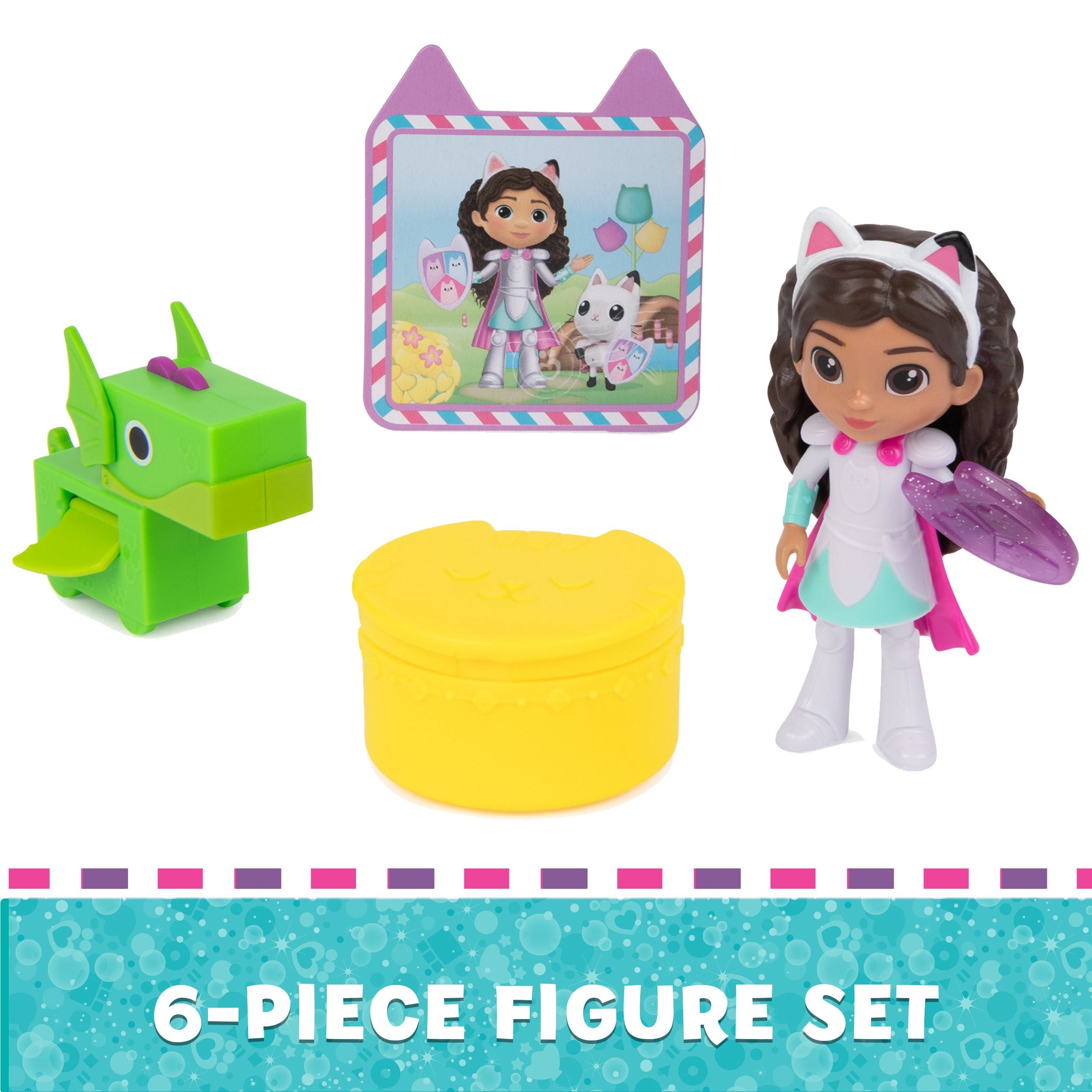 Gabby's Dollhouse Cat-Tivity Pack Gabby The Brave & Dragon