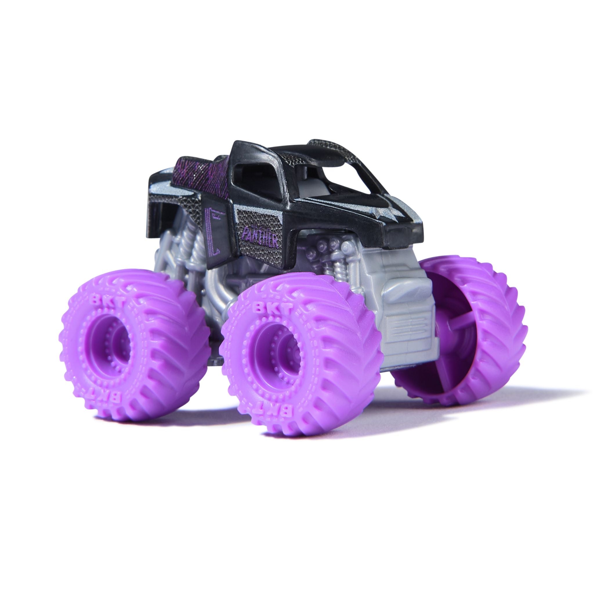 Monster Jam Mini Marvel 3 Pack Bundle - Thor, Black Panther & Iron