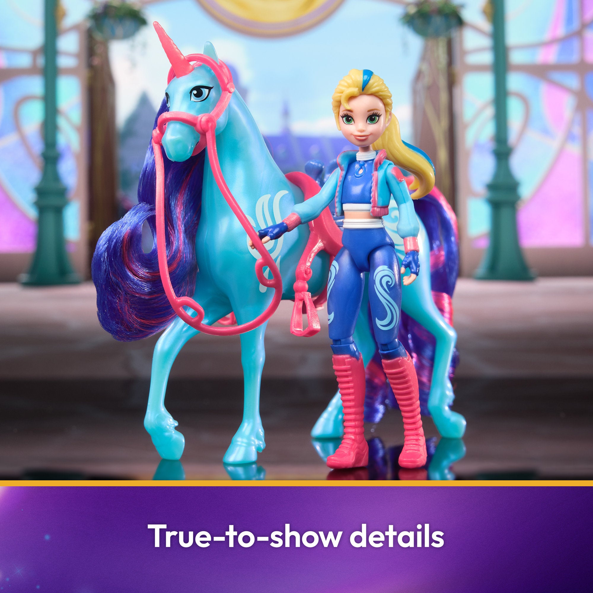 Unicorn Academy Small Doll And Unicorn Isabel And River