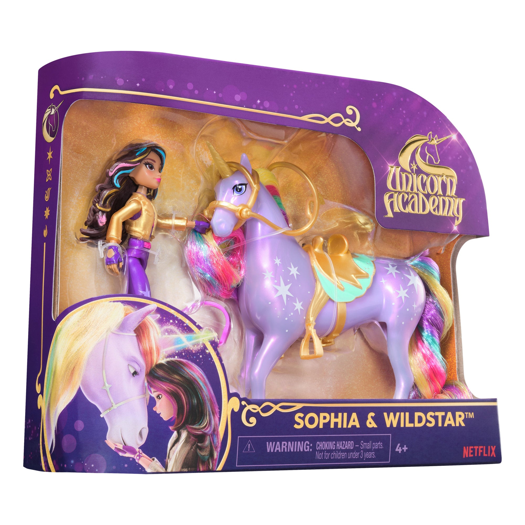 Unicorn Academy Small Doll And Unicorn Sophia And Wildstar