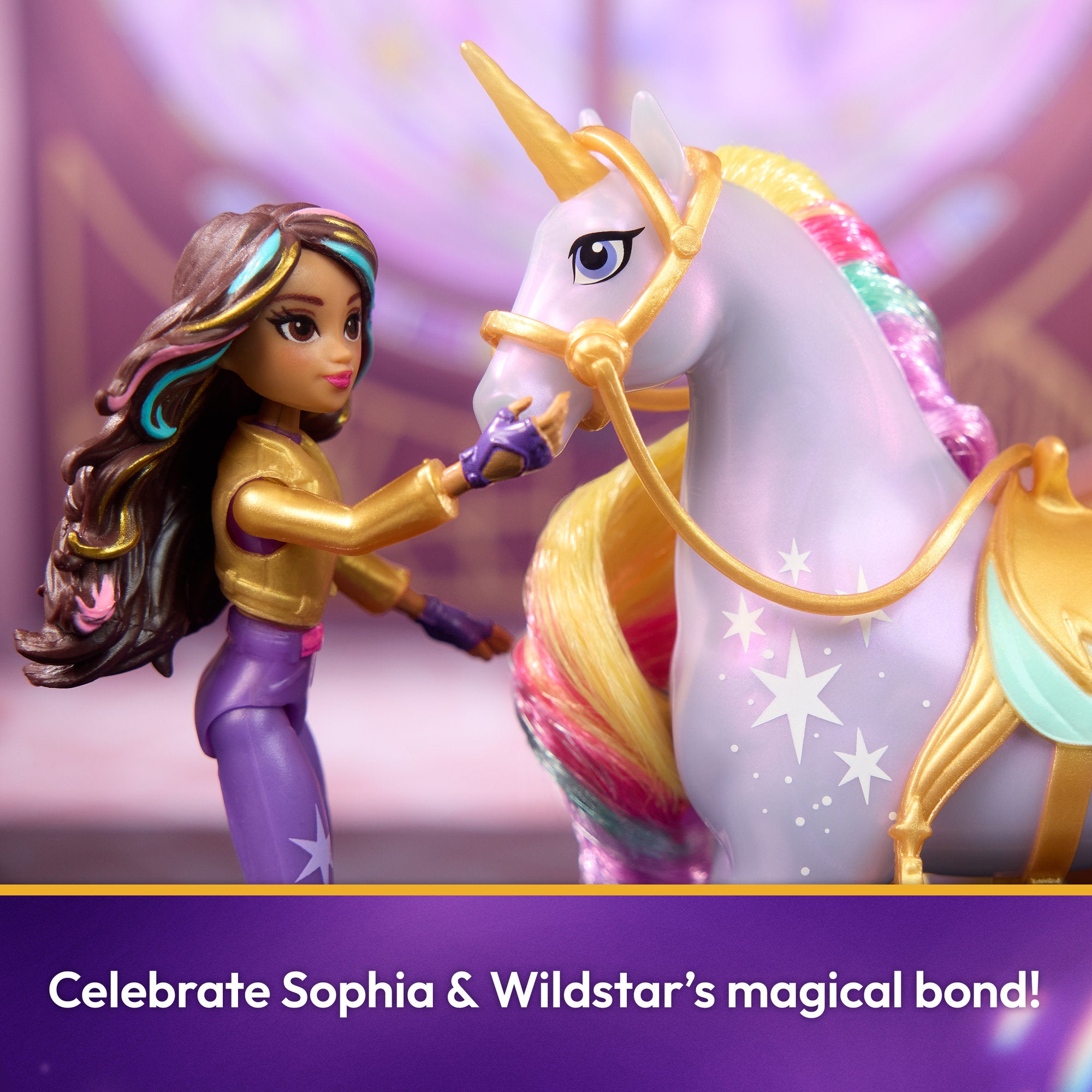 Unicorn Academy Small Doll And Unicorn Sophia And Wildstar