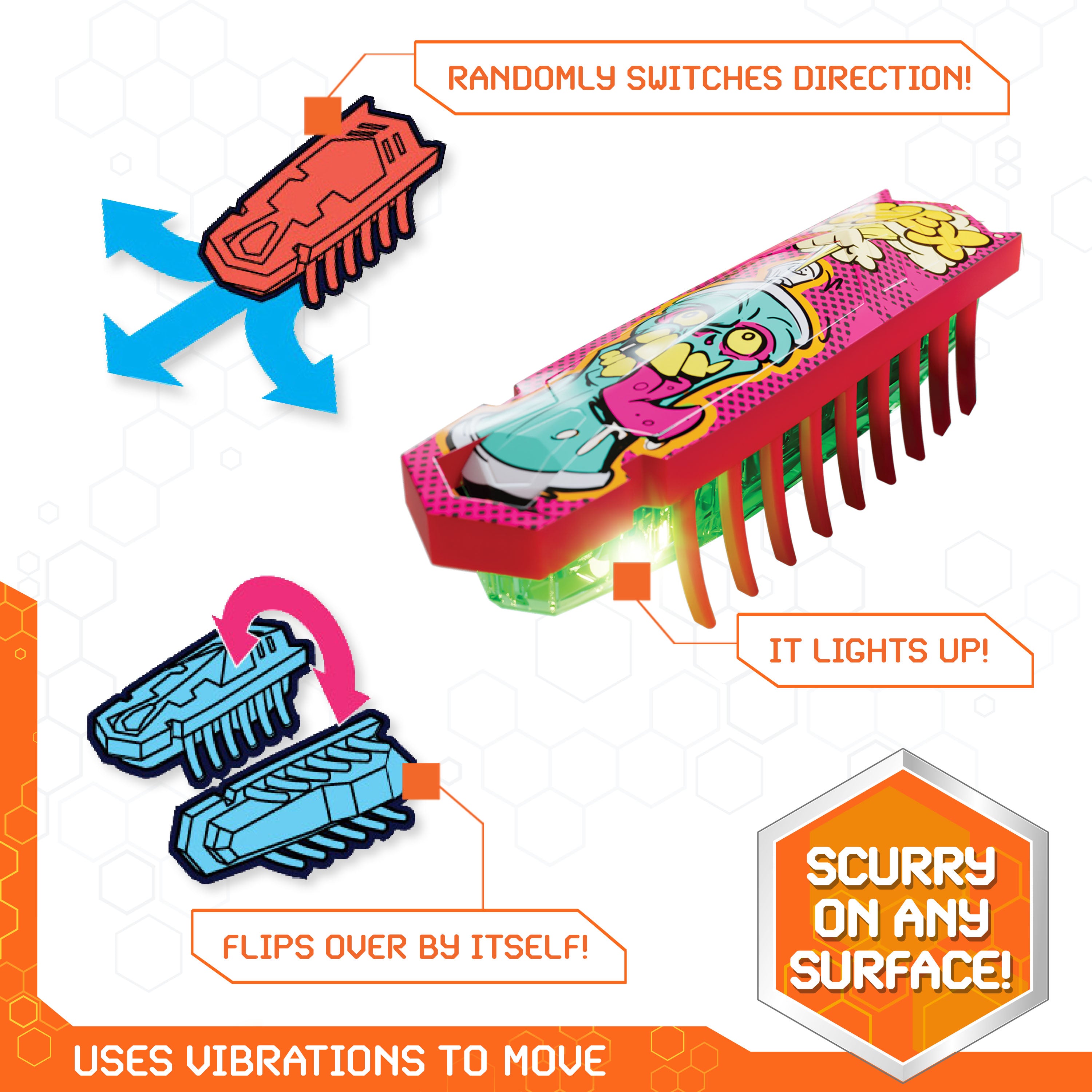 Hex Bots Flash Nano 5Pk Mixed