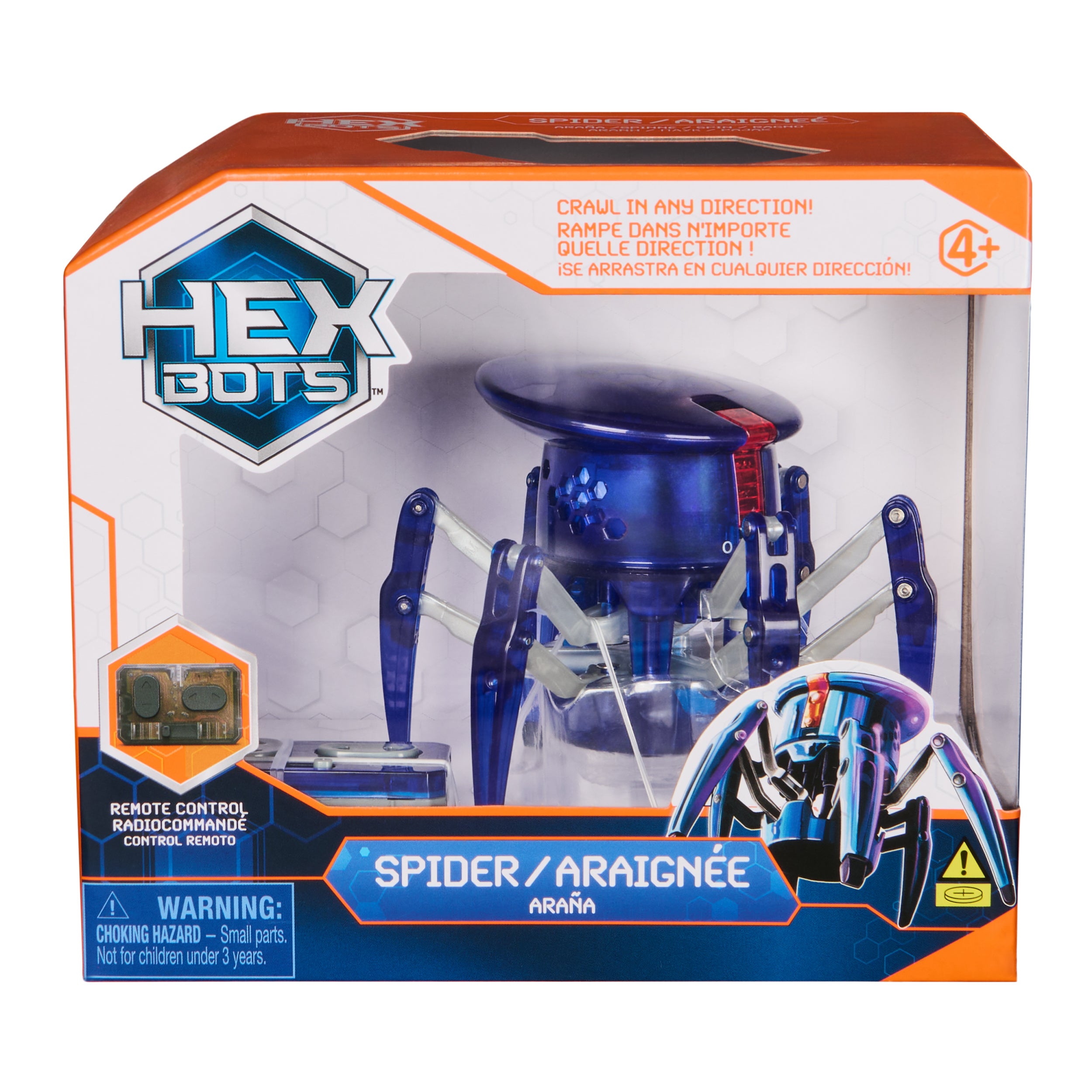 Hex Bots Spider Blue – Toyworld NZ