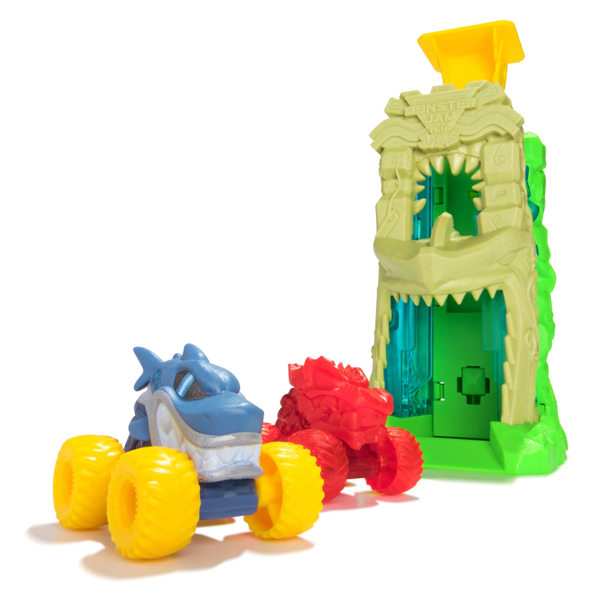 Monster Jam Mini Launcher Megalodon Jungle Blaster - Toyworld NZ