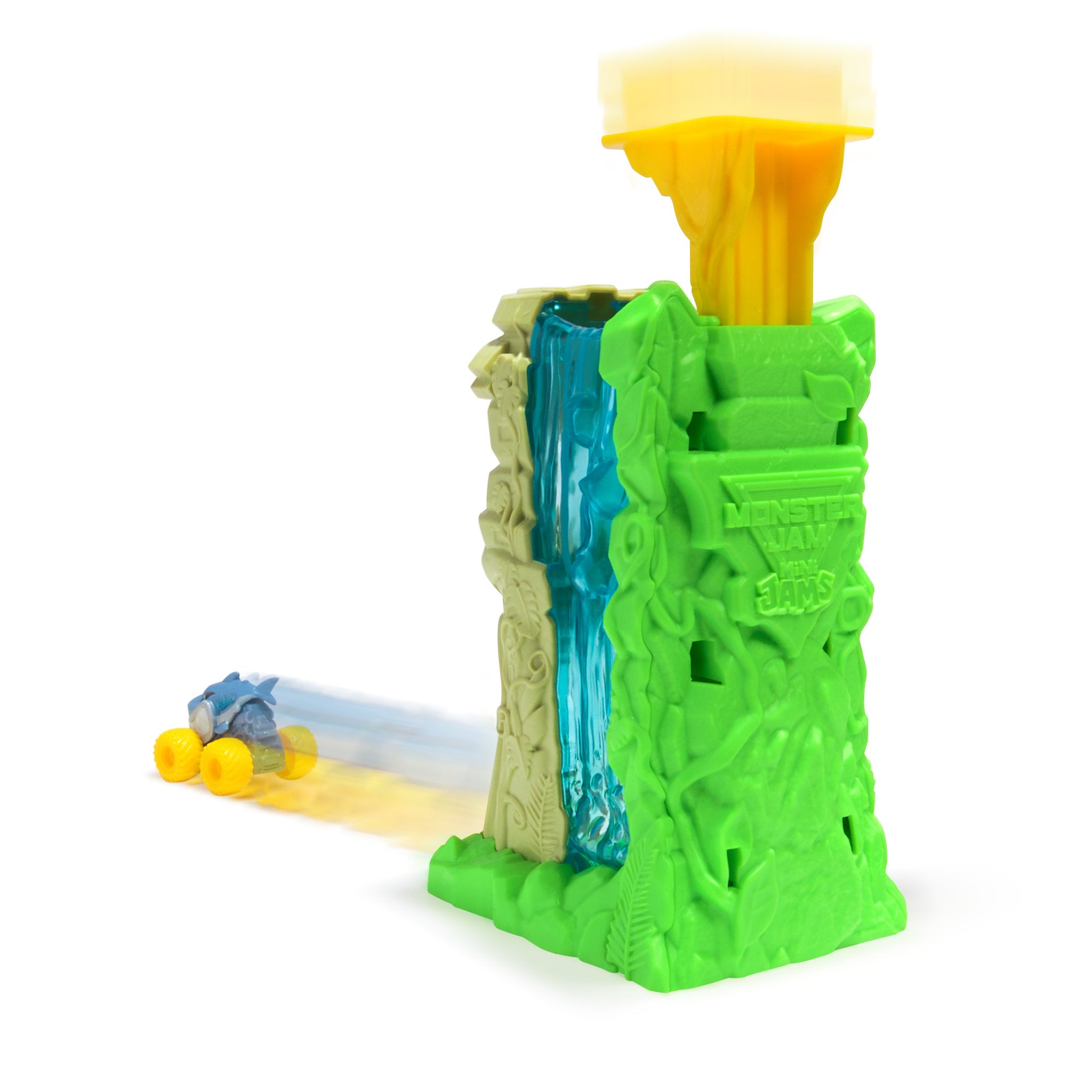 Monster Jam Mini Launcher Megalodon Jungle Blaster - Toyworld NZ