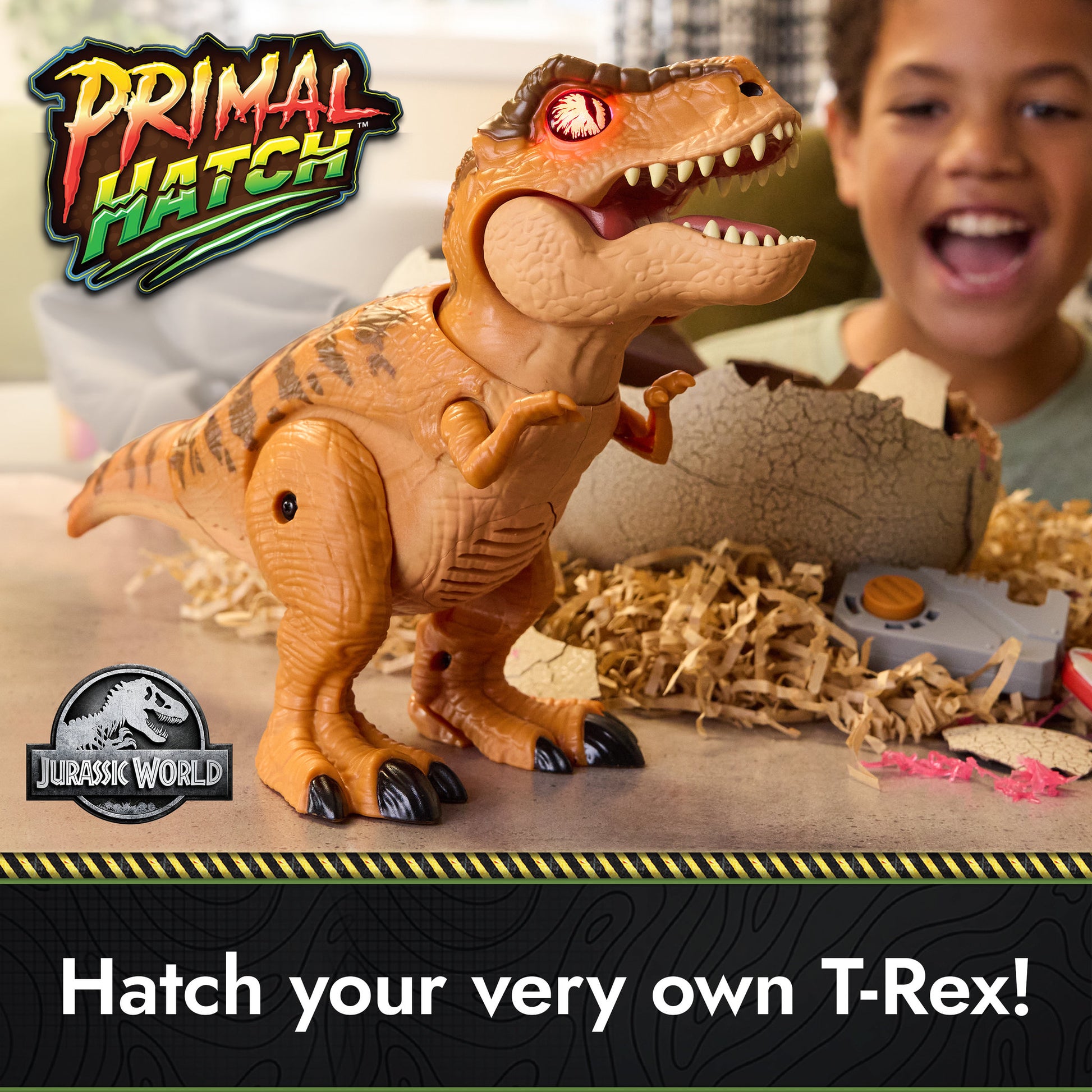 Jurassic World Primal Hatch Interactive Dinosaur - Toyworld NZ