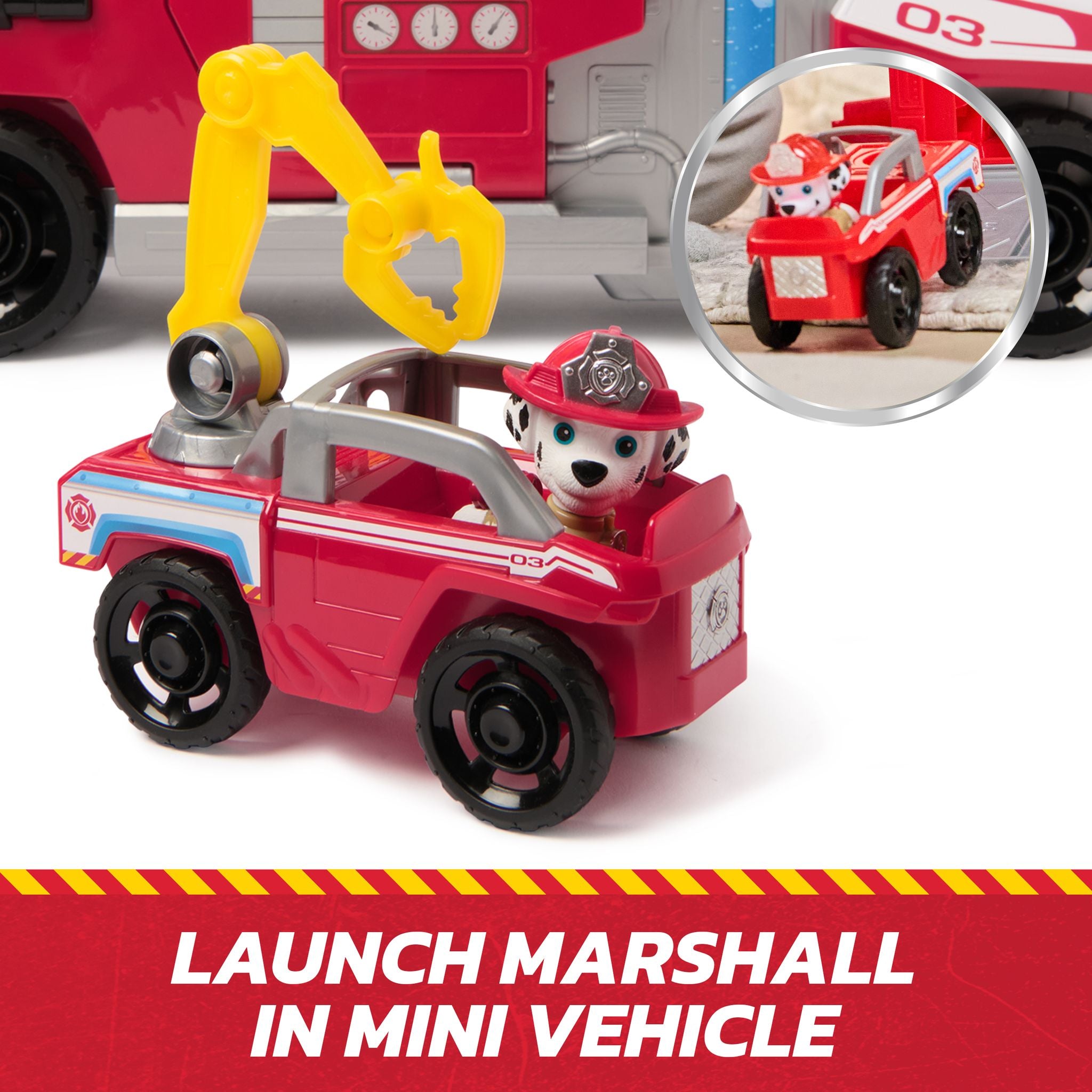 PAW Patrol Fire Rescue Rapid Reload Fire Truck