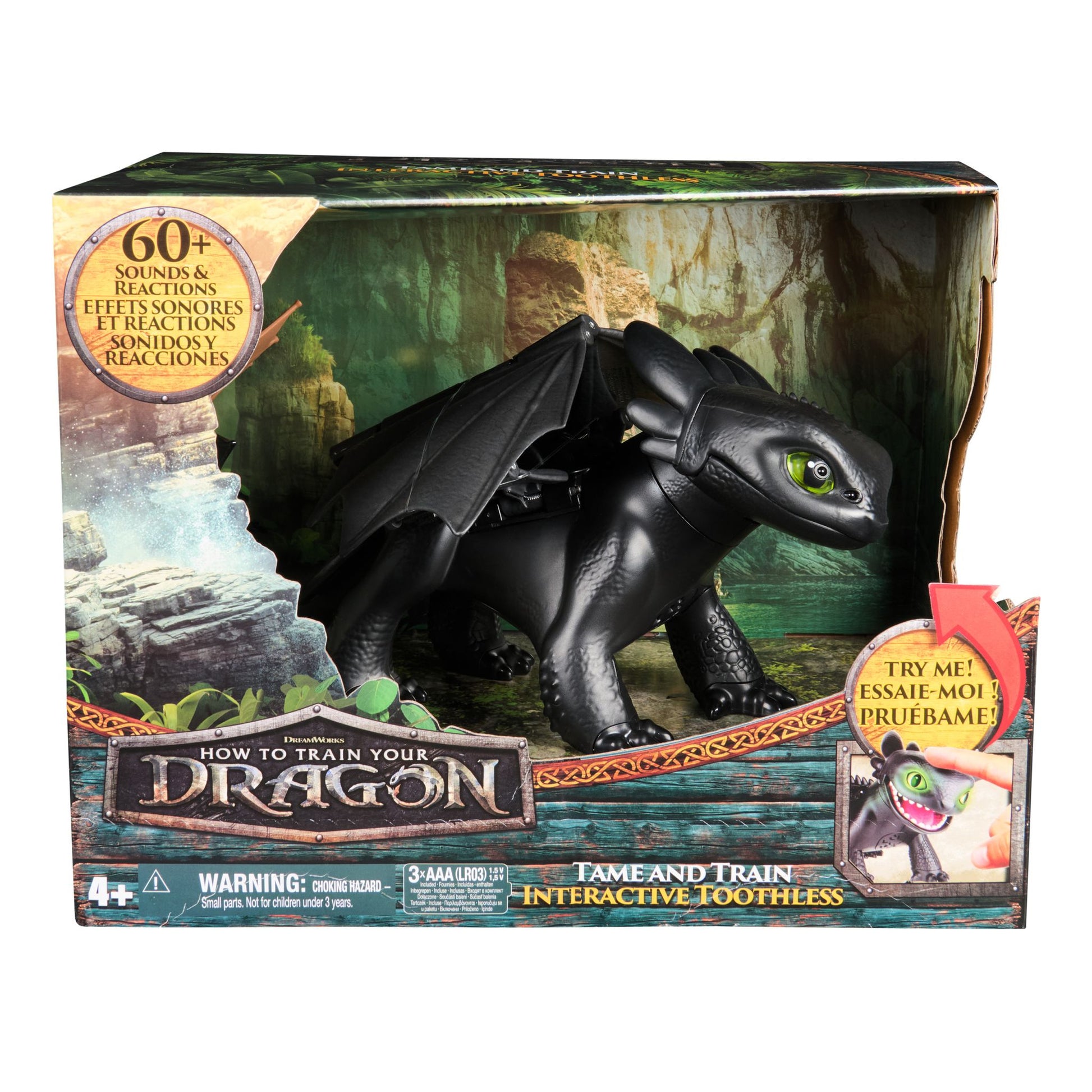How To Train Your Dragon Tame and Train Interactive Toothless - Toyworld NZ